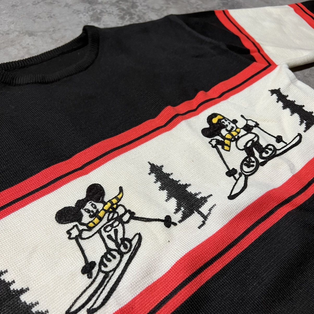 Disney × Mickey Mouse × Vintage Vintage 70’s Disneyland Mickey Mouse Ugly Christmas Sweater Size US L / EU 52-54 / 3 - 2 Thumbnail