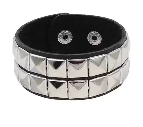 Jewelry × Vintage Silver Rivet Bracelet Size ONE SIZE - 3 Thumbnail