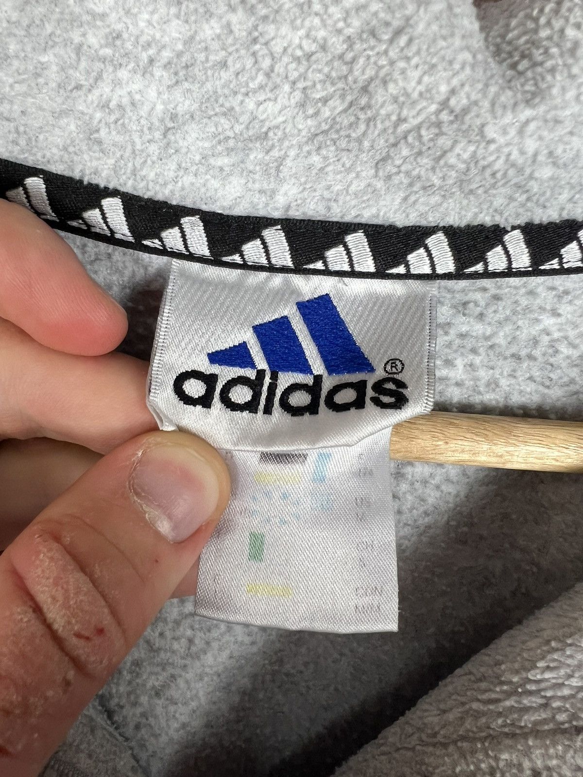 Adidas Vintage Adidas 1/3 Zip Fleece Sweater Oversized Size US M / EU 48-50 / 2 - 5 Thumbnail