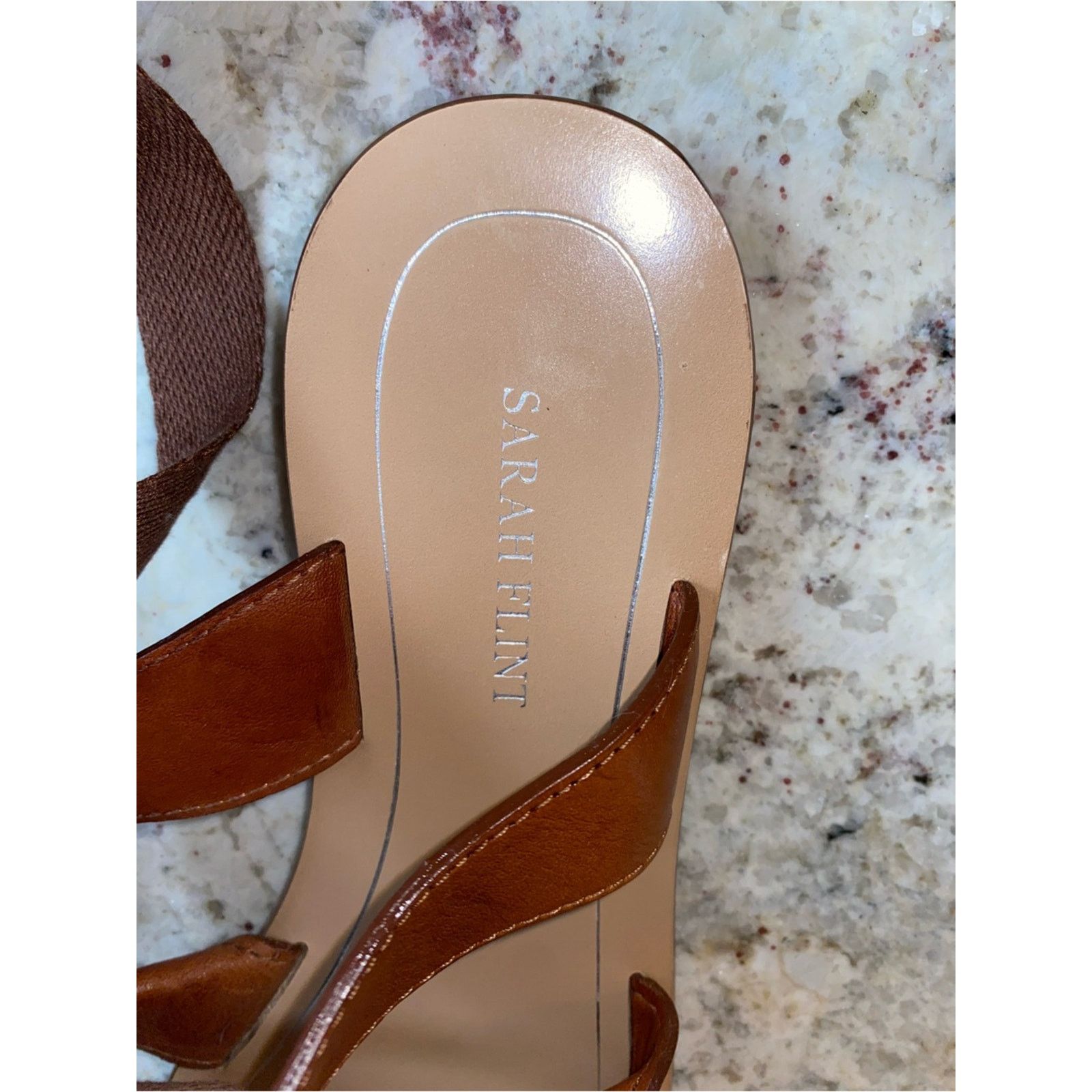 Sarah Flint Sarah Flint $295 Grear Saddle Grecian Lace Up Sandal 7 Size US 7 / IT 37 - 4 Thumbnail