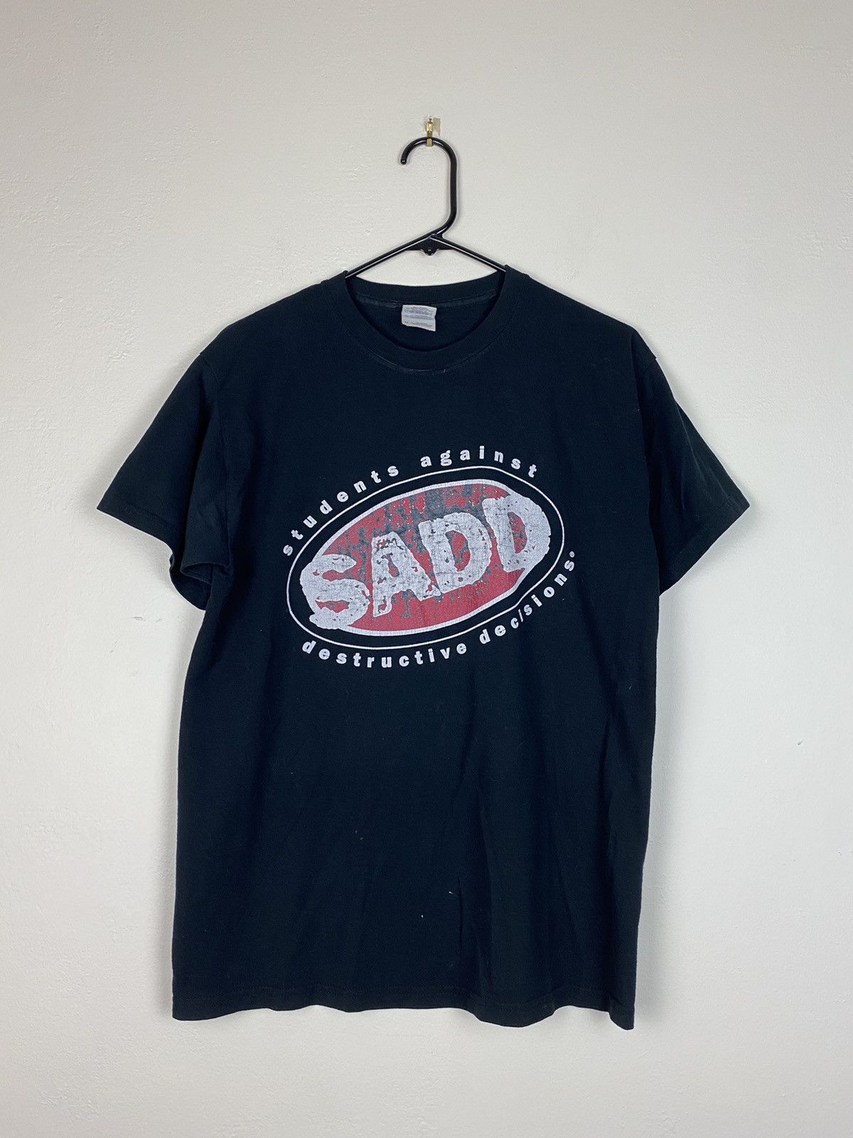 Vintage Vintage SADD Destructive Logo Tee T shirt Size US M / EU 48-50 / 2 - 1 Thumbnail