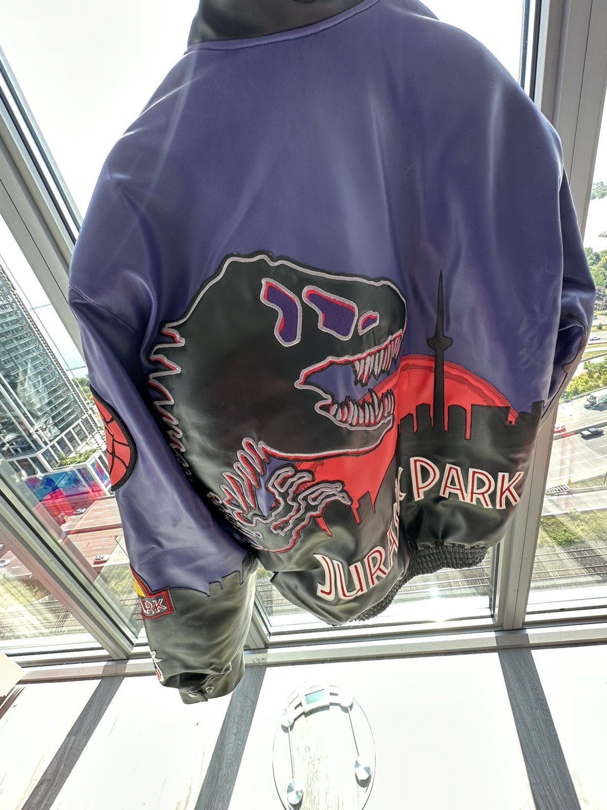 October's Very Own OVO Jurassic Park Varsity Jacket XXL Size US XXL / EU 58 / 5 - 3 Thumbnail