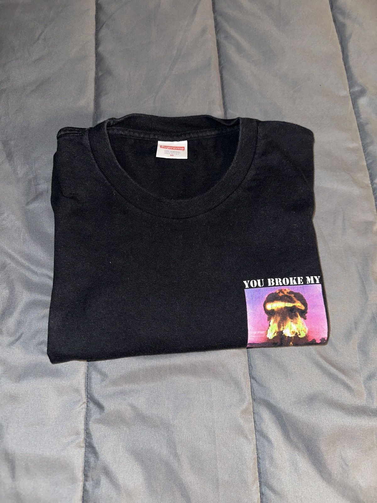 Supreme Supreme You Broke My F***king Heart Black T Medium SS’15 Size US M / EU 48-50 / 2 - 5 Thumbnail