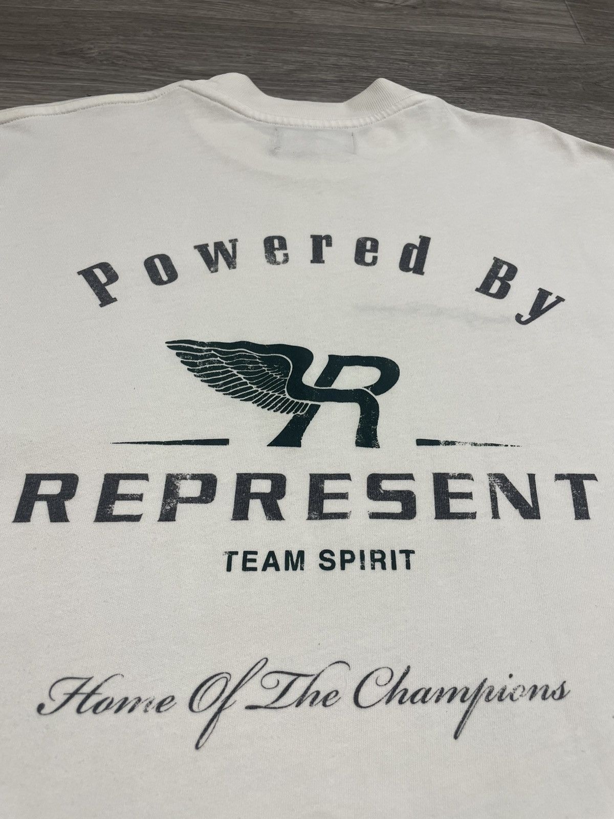Represent Clo. Represent Team Spirit White Oversized T-Shirt Size US M / EU 48-50 / 2 - 17 Thumbnail