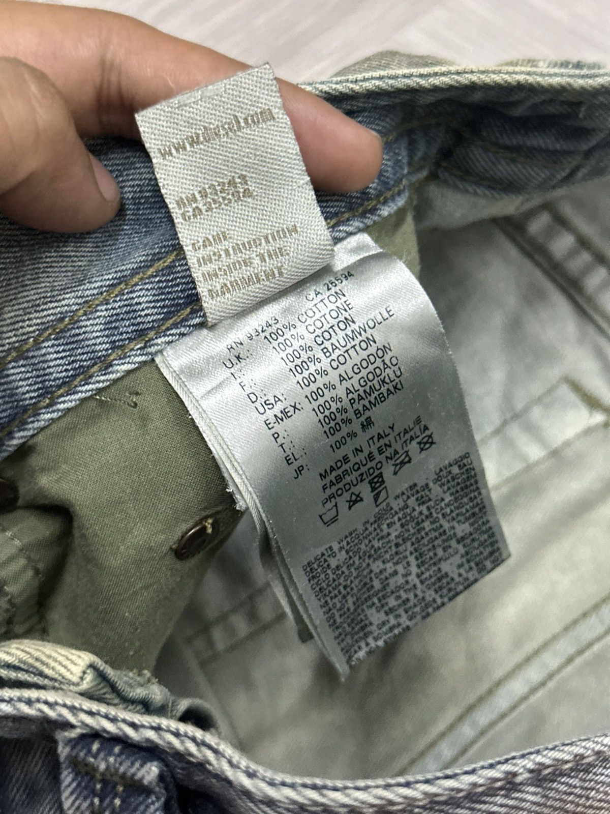 Diesel Diesel Thavar Mud Wash Slim Skinny Jeans Size US 30 / EU 46 - 8 Thumbnail