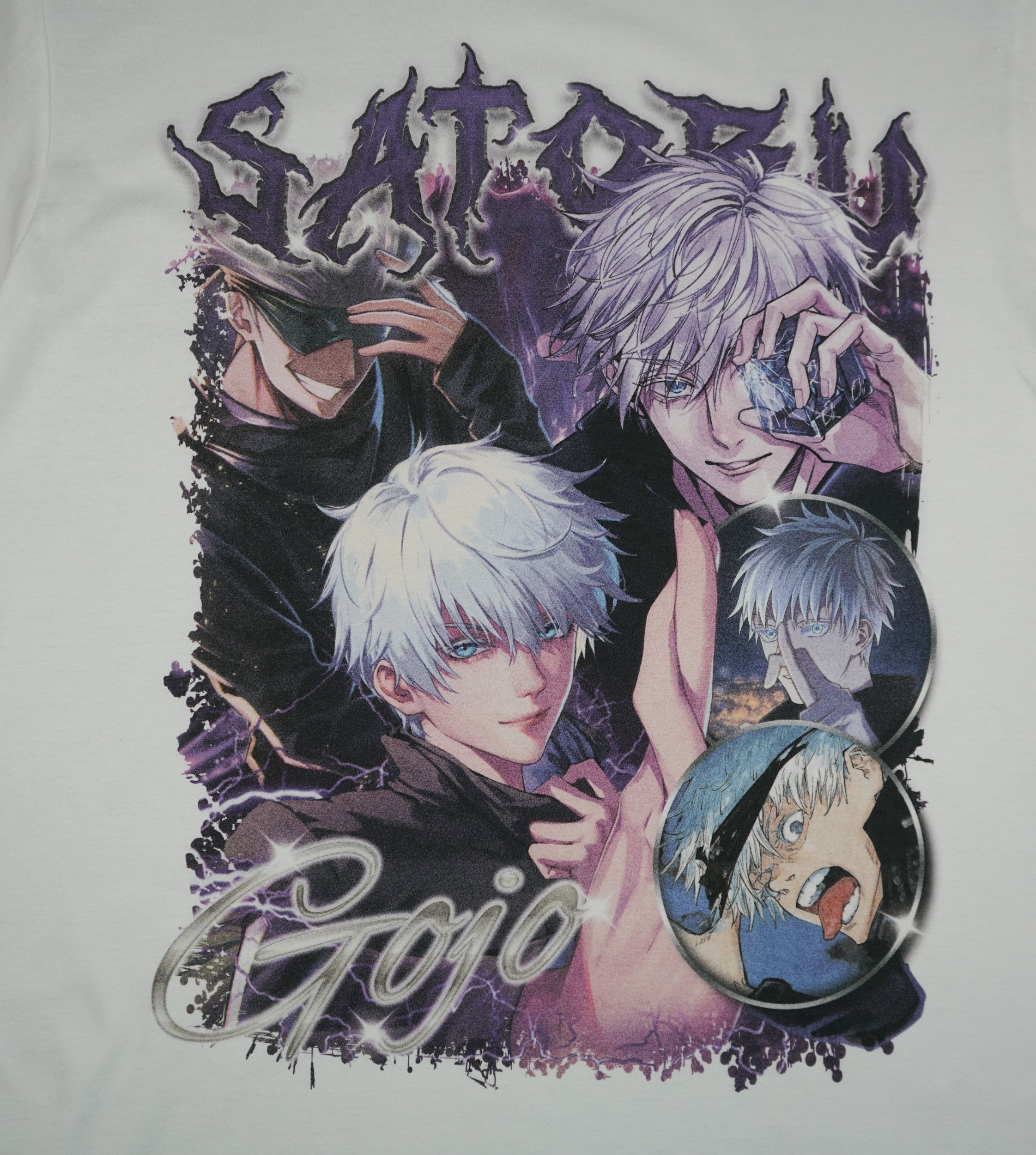 Anime × Vintage Vintage Satoru Gojo Jujutsu Kaisen T Shirt Size US XL / EU 56 / 4 - 2 Thumbnail
