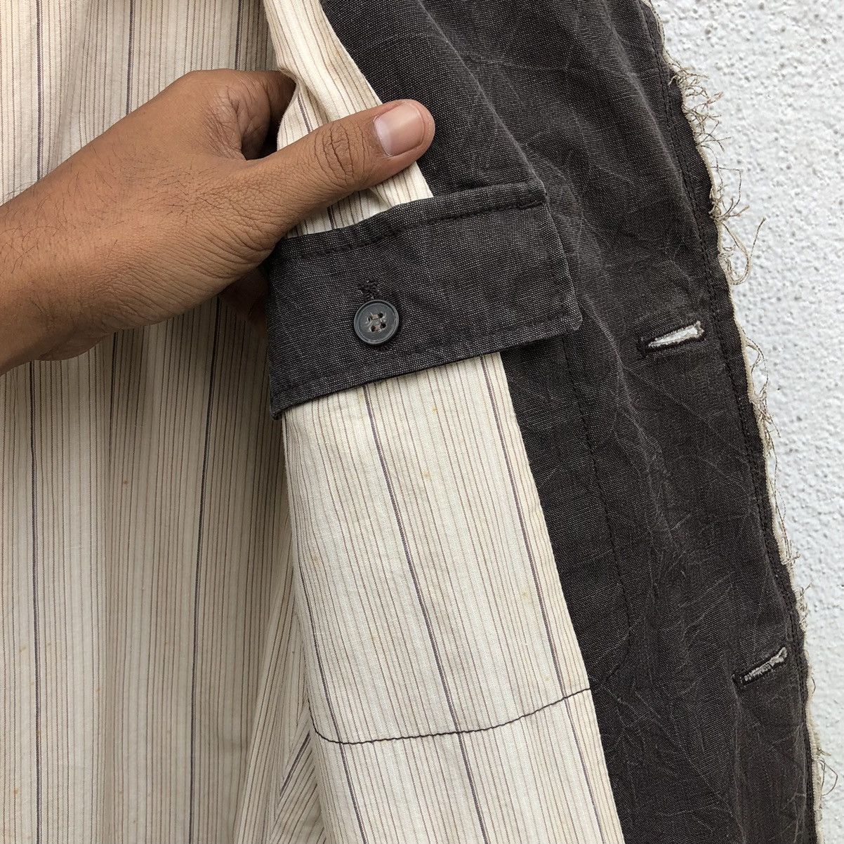 Japanese Brand Vintage Field Town Plus Patchwork Distressed Design Jacket Size US L / EU 52-54 / 3 - 7 Thumbnail