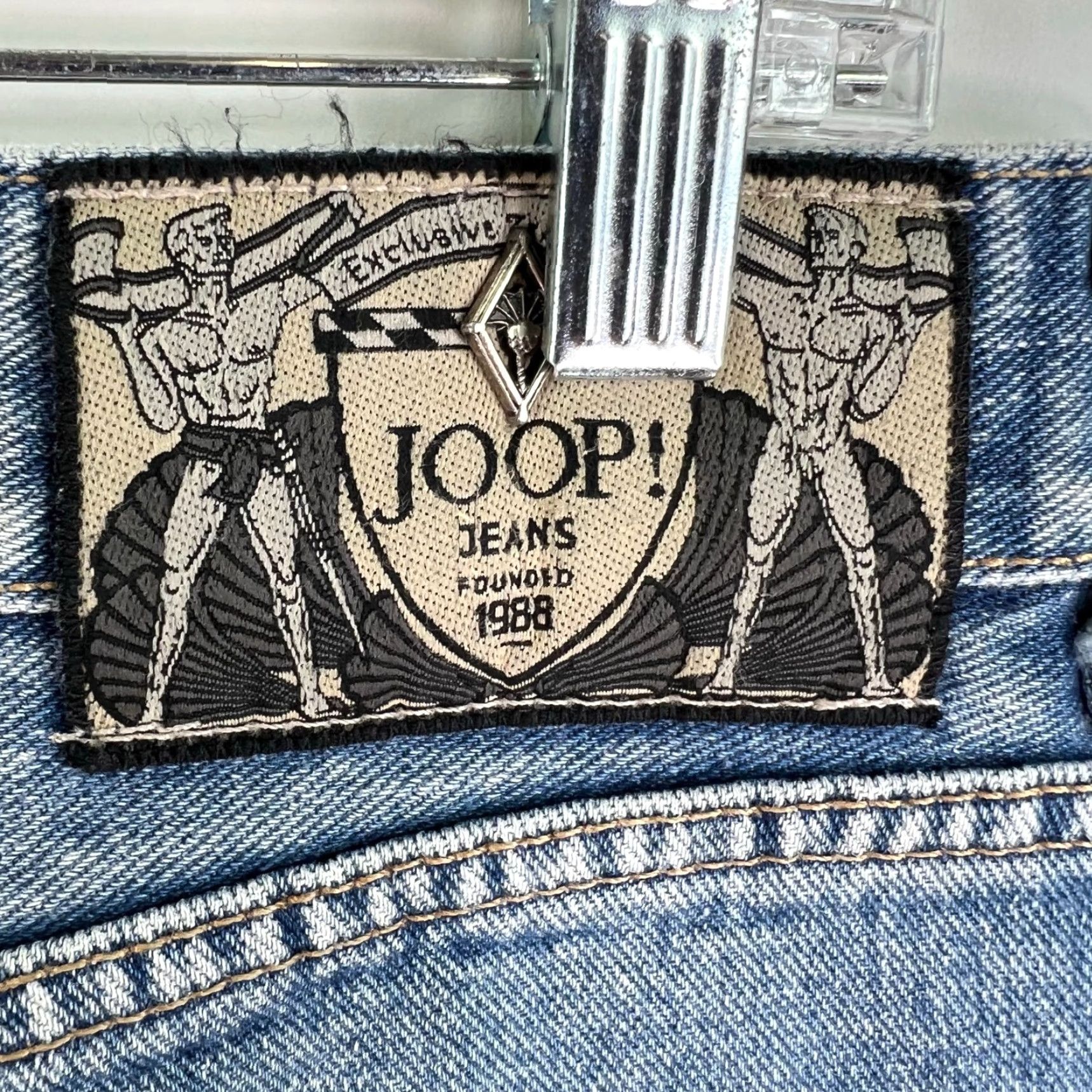 Denime VINTAGE JOOP! Pan Denim Jeans Men's Size 36 Blue Straight 90s 34W 31L Made in Germany Size US 36 / EU 52 - 6 Thumbnail