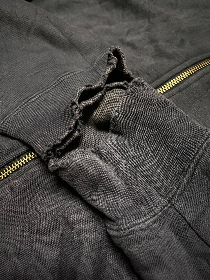 Japanese Brand Canterbury of New Zealand Distessed Zipper Hoodie Size US L / EU 52-54 / 3 - 4 Thumbnail