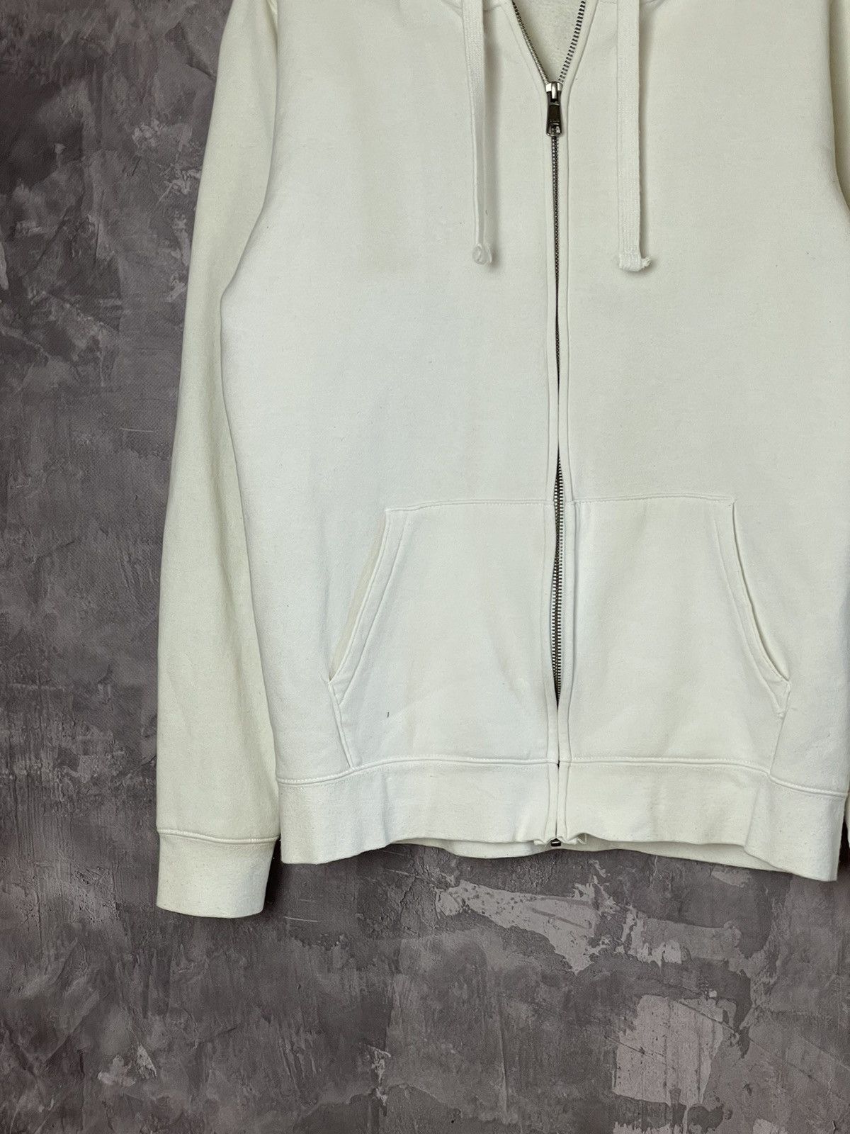 Other 2000's Vintage Russel Athletic white Zipper Hoodie Boxy Y2k Size US XL / EU 56 / 4 - 5 Thumbnail