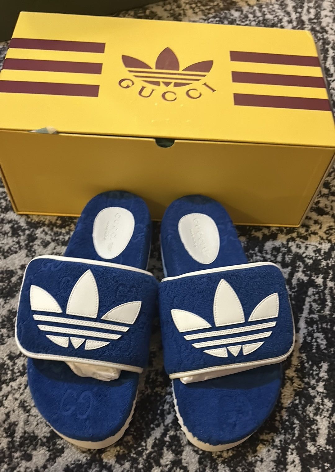 Gucci x Adidas Men Magic Sponge GG Demetria Platform Sandal Size 10 Gucci x Adidas Men Magic Sponge GG Demetria Platform Sandal  main image 4