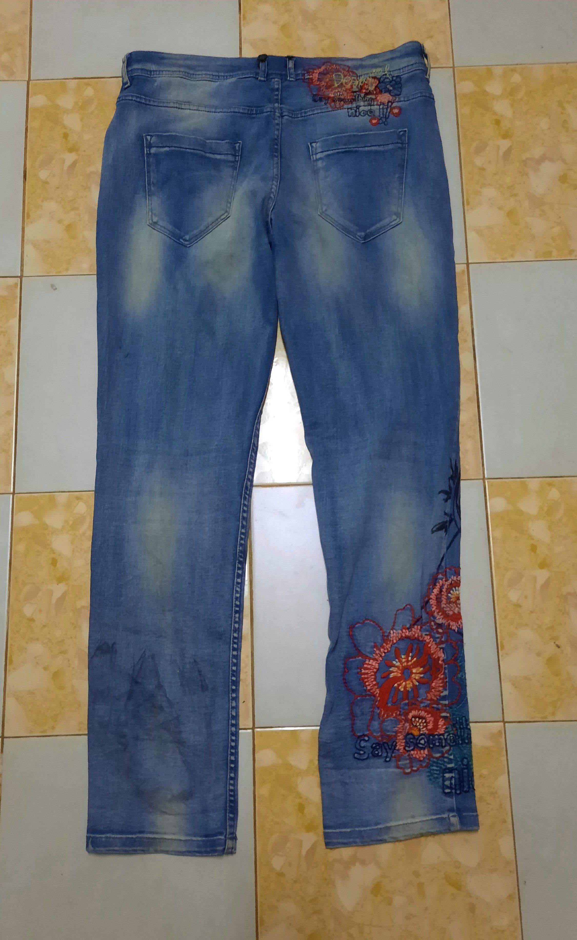 Desigual Desigual embroidery pattern jeans Size 36" / US 14 / IT 50 - 13 Thumbnail
