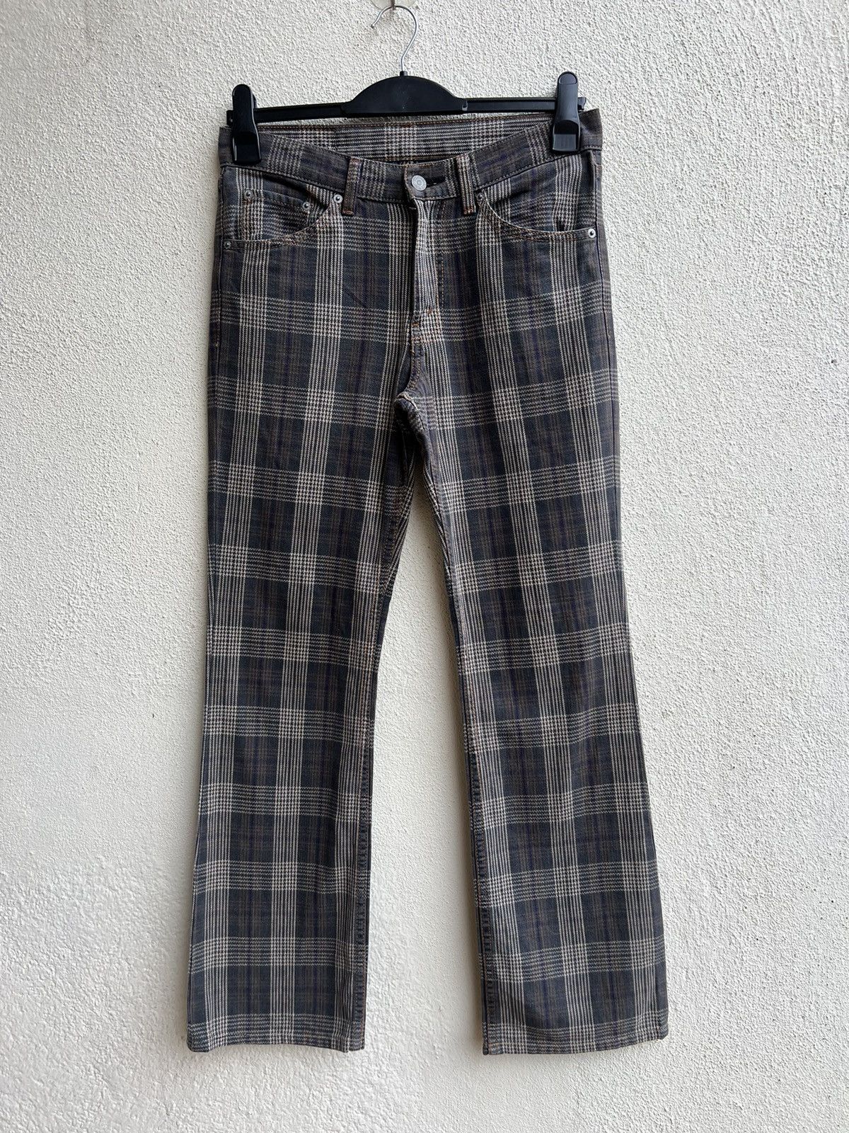 Levi's Vintage 2005 Levi’s 517 Checkered Bootcut Jeans Size US 30 / EU 46 - 20 Thumbnail