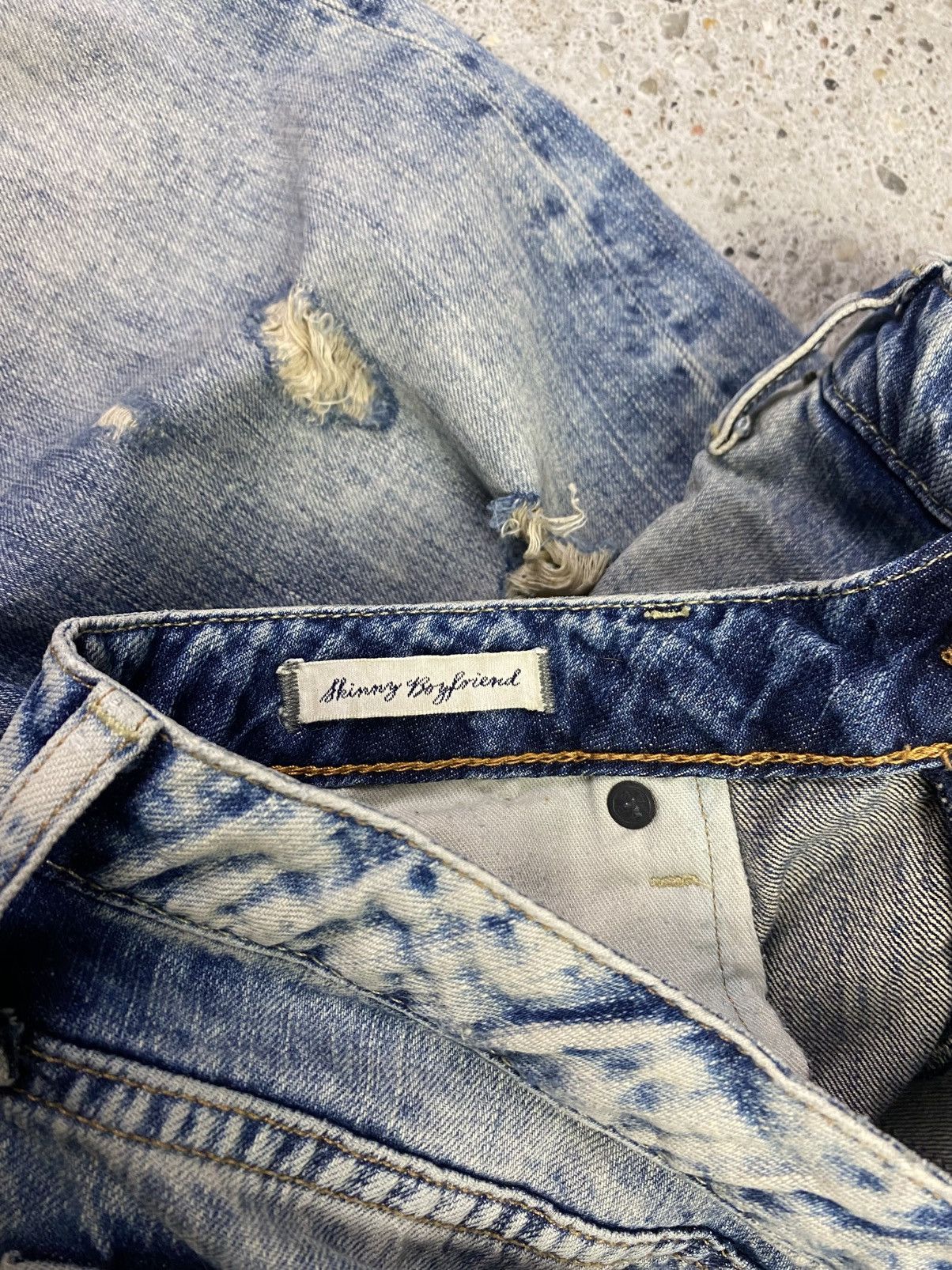 Denim & Supply Ralph Lauren Ralph lauren distressed denim jeans y2k skinnyboyfriend Size 29" - 6 Thumbnail