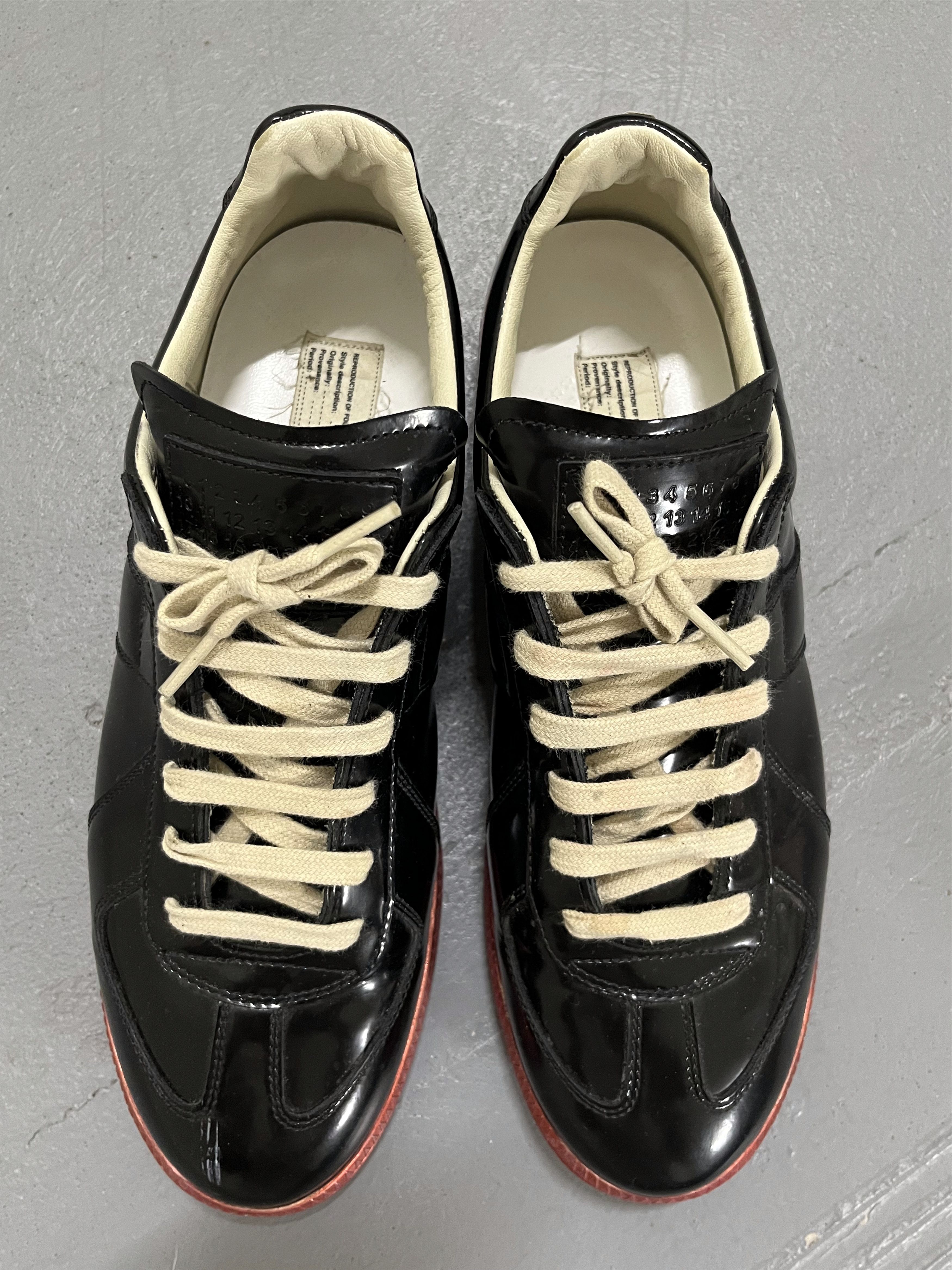 Maison Margiela Maison Margiela Replica GATs black gloss Size US 8 / EU 41 - 3 Thumbnail