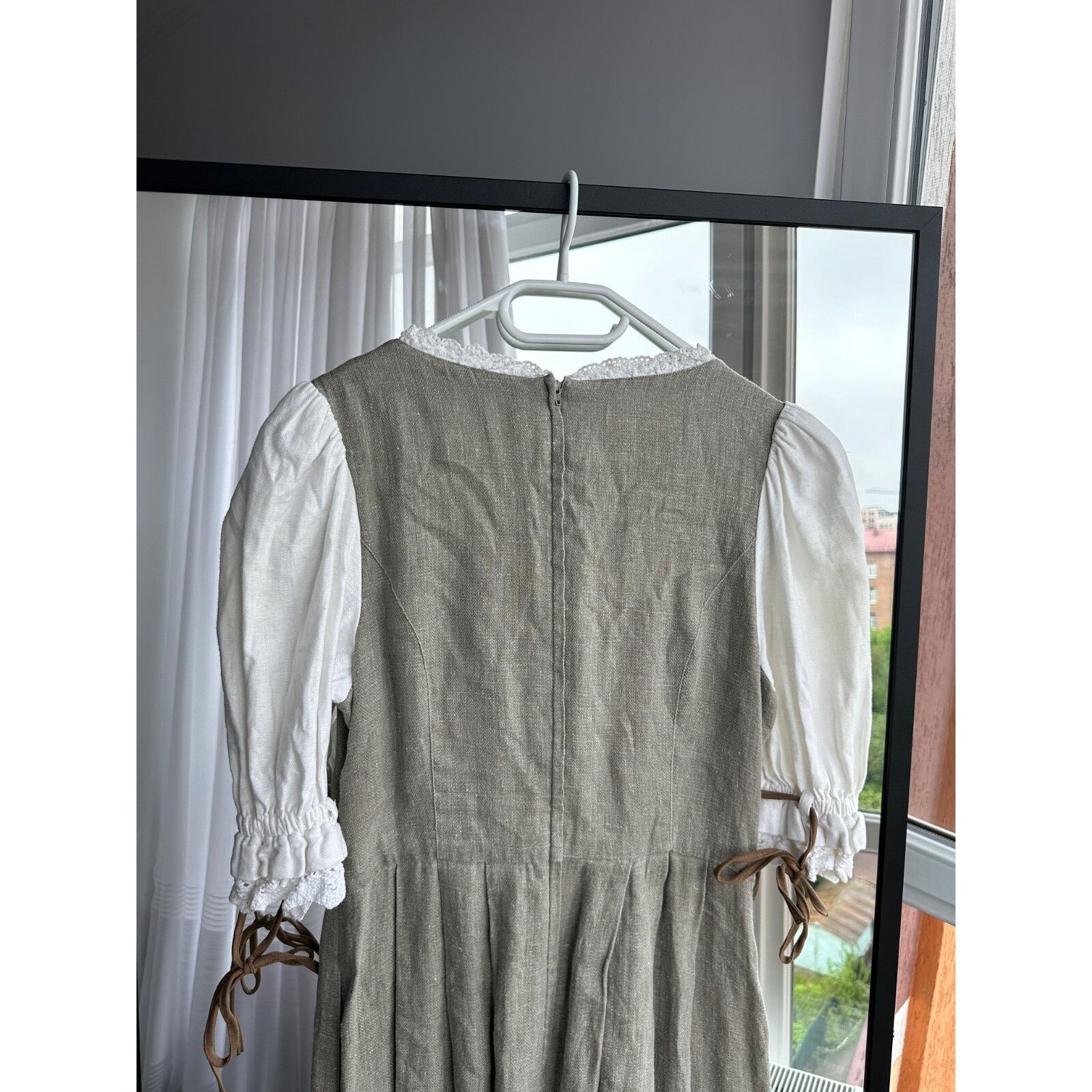 Vintage VTG Hammerschmid Bavarian Austria Style Linen Woman Folk Lon Size M / US 6-8 / IT 42-44 - 19 Thumbnail