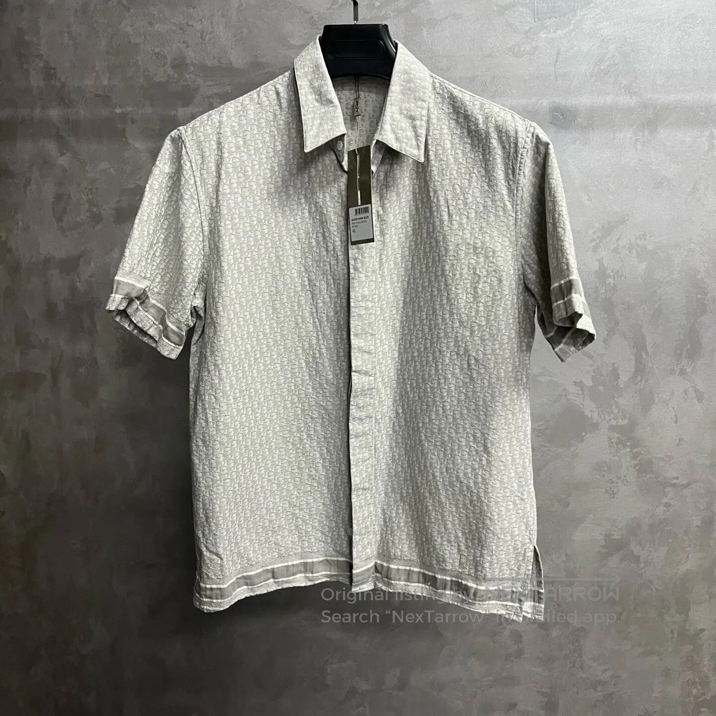 Dior Dior Short-sleeved shirt with a full-print collar and sing Size US XXS / EU 40 - 1 Thumbnail