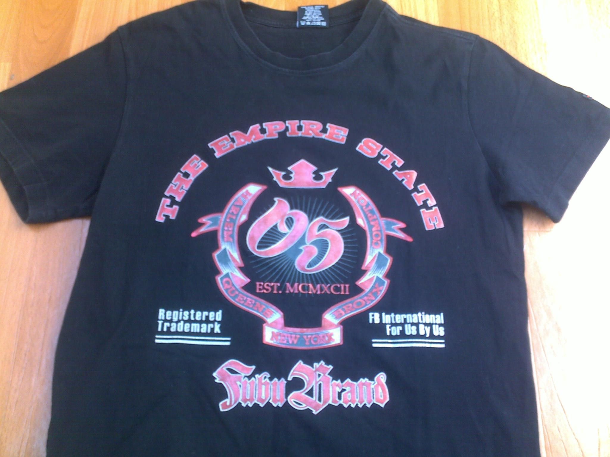 Fubu FUBU jersey, black, vintage hip hop t-shirt, 90s hip hop M Size US M / EU 48-50 / 2 - 2 Thumbnail