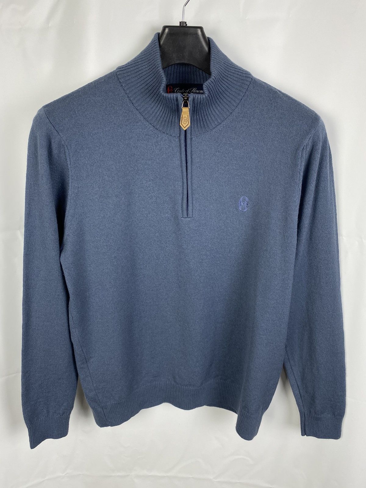Conte of Florence Conte of Florence 1/3 Zip Wool-Dralon Sweater size M Size US M / EU 48-50 / 2 - 1 Thumbnail