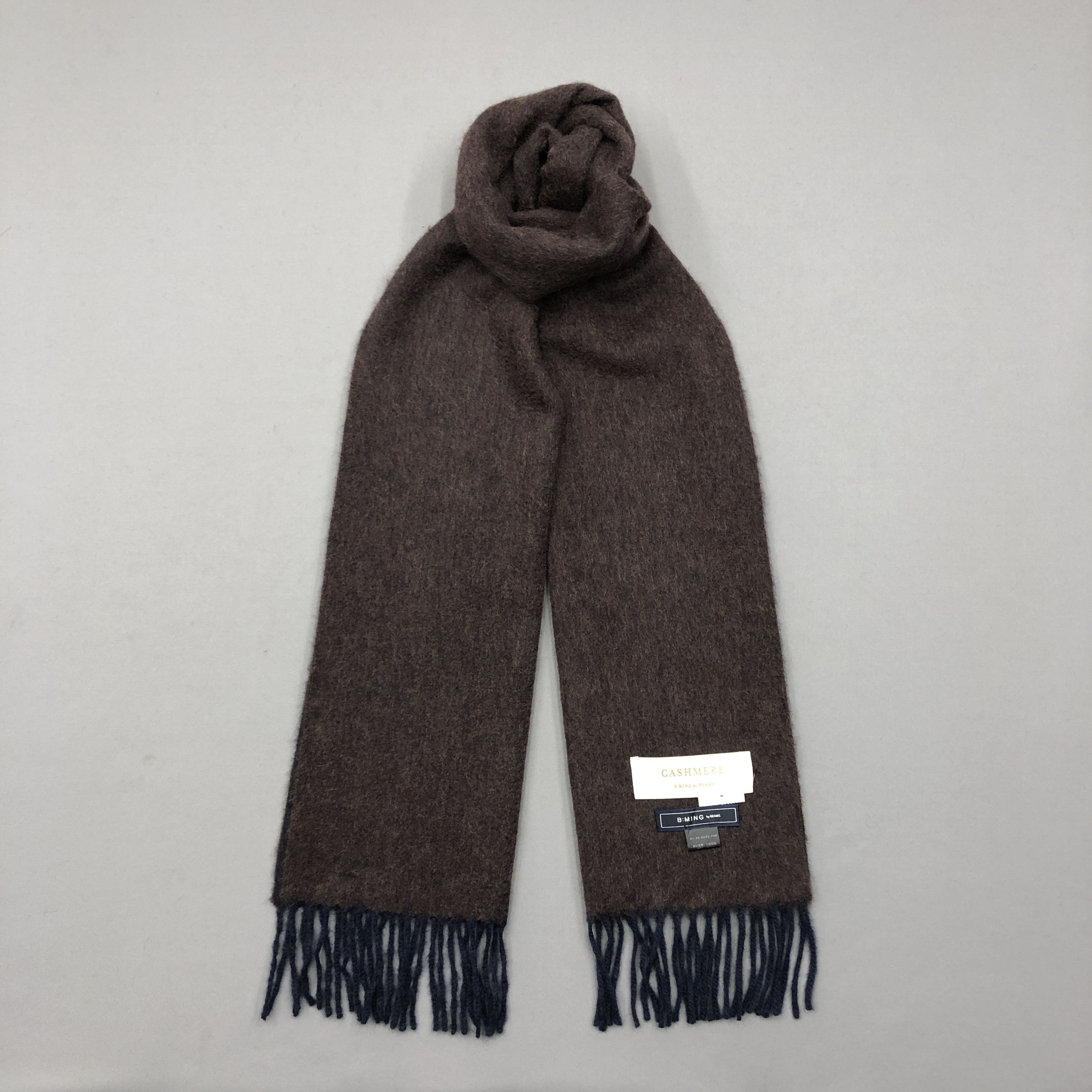 Beams Plus Vintage B Ming Scarf Muffler Beams Wool Cashmere Scarves Size ONE SIZE - 1 Thumbnail