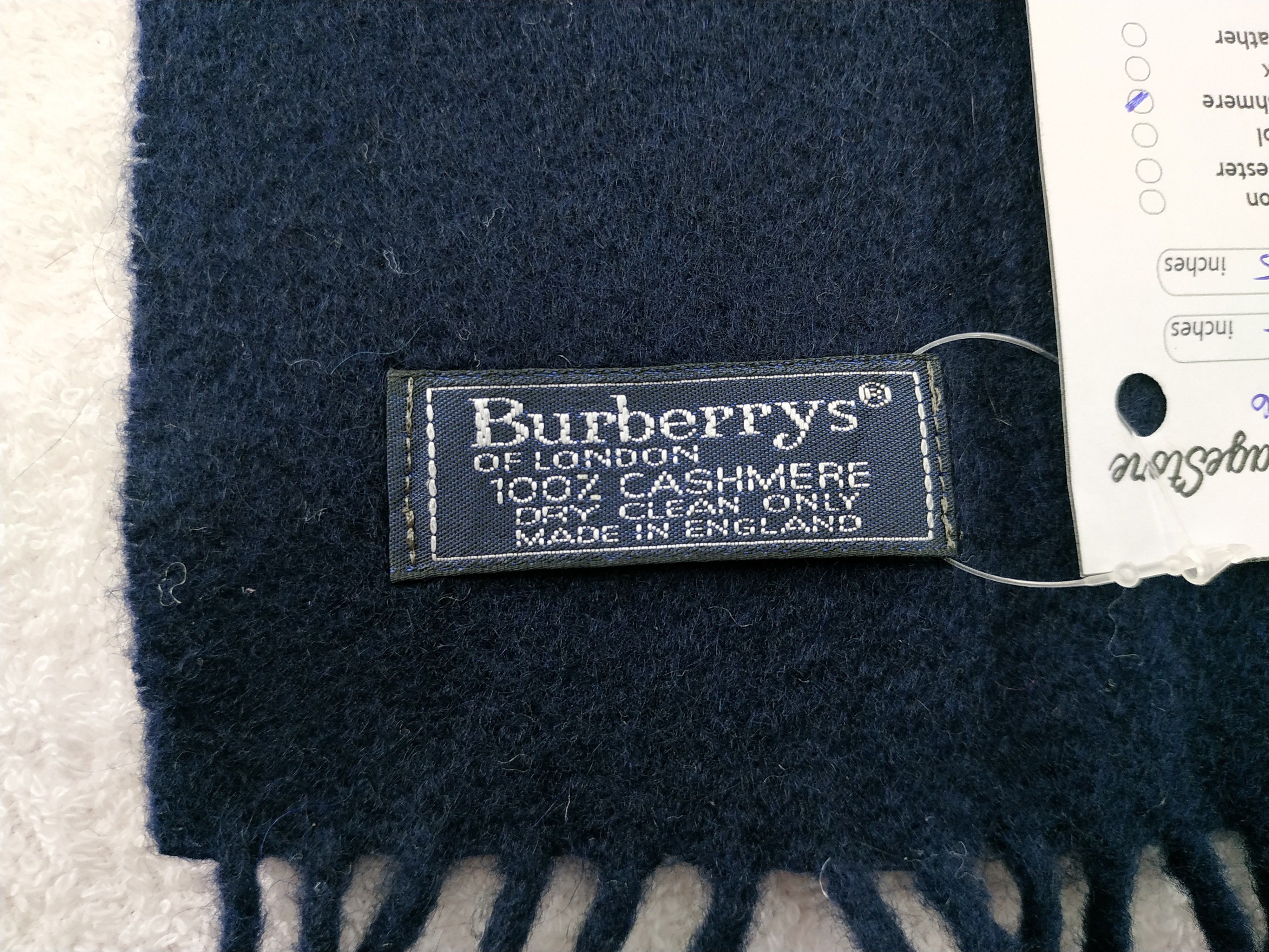 Burberry × Vintage Burberry Scarf / Muffler / Neckwear - WW196 Size ONE SIZE - 7 Thumbnail