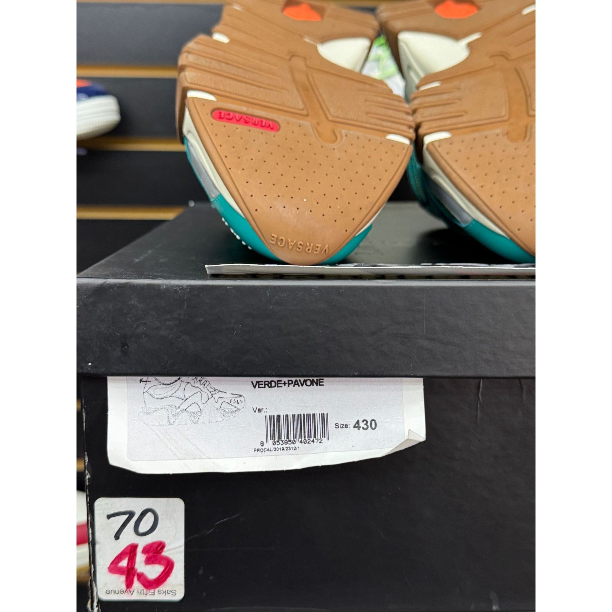 Versace VERSACE SQUALO PALM LEAVES SZ 43 Size US 10 / EU 43 - 7 Thumbnail