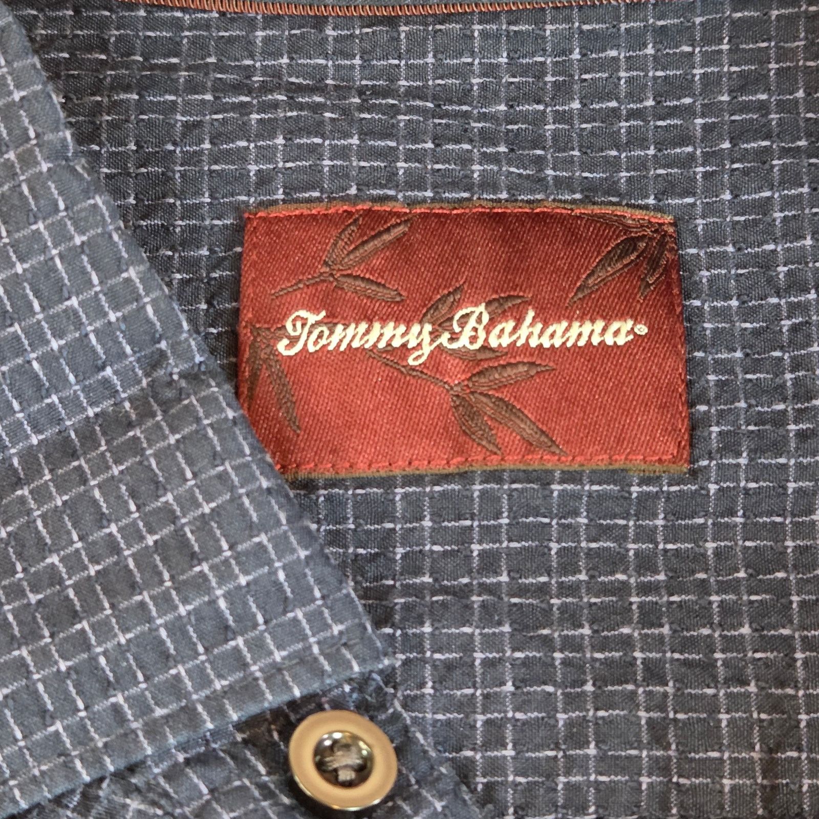 Tommy Bahama Tommy Bahama Blue Silk Cotton Shirt XL Textured Size US XL / EU 56 / 4 - 3 Thumbnail