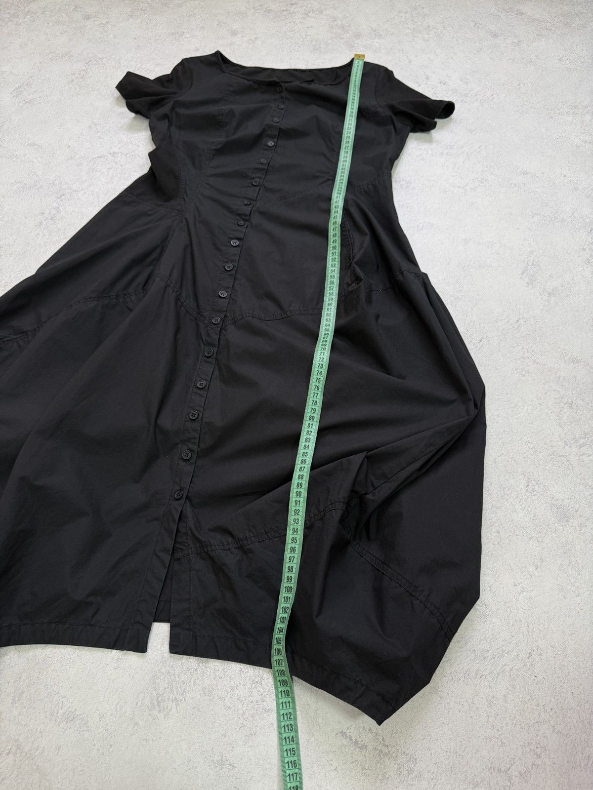 Rundholz Rundholz Black Label Asymmetric Balloon Button Up Midi Dress Size M / US 6-8 / IT 42-44 - 16 Thumbnail