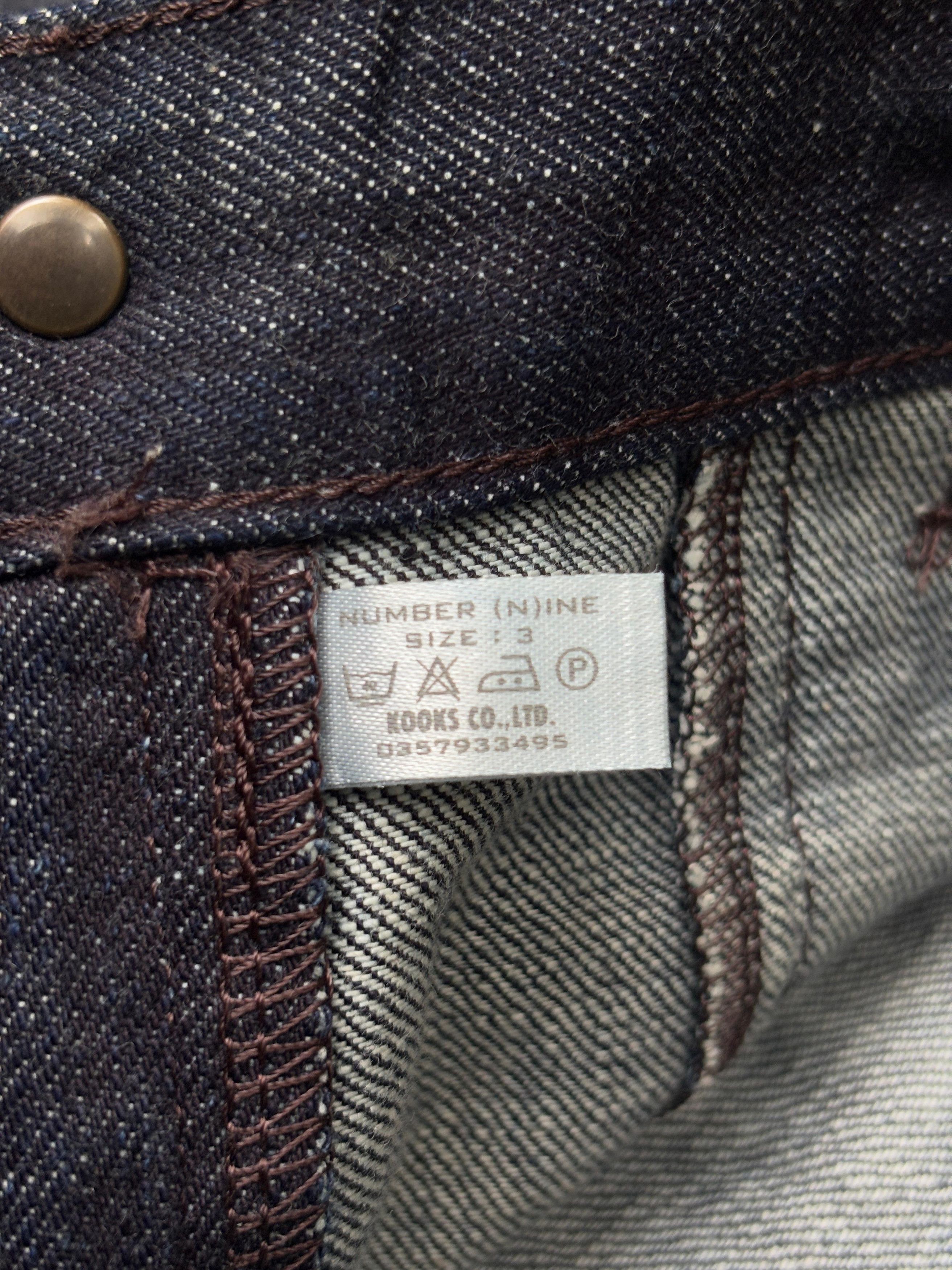 Number (N)ine Number Nine Kooks Indigo Heavyweight Denim Work Pants JAPAN Size US 32 / EU 48 - 8 Thumbnail