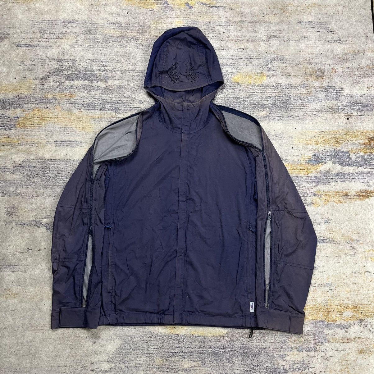 Lad musician multi zipper jacket