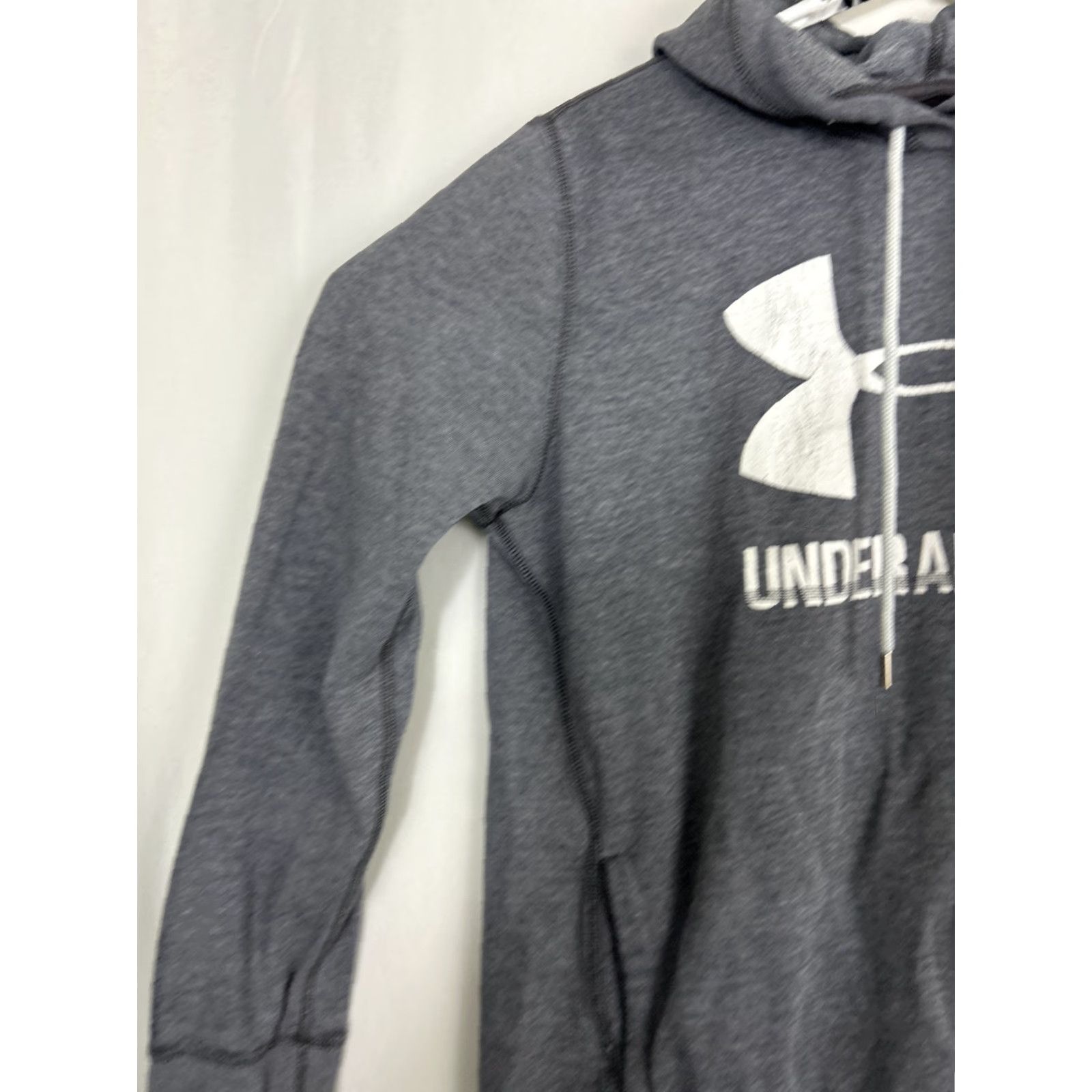 Under Armour Under Armour Womens Hoodie Pullover Gray M Distressed Loose Size M / US 6-8 / IT 42-44 - 2 Thumbnail