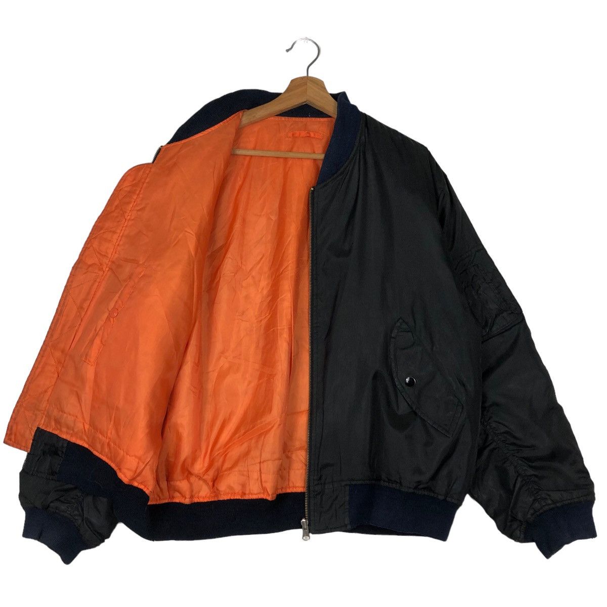 Japanese Brand 🔥Riot Riot Vintage Bomber Jacket Reversible Design USA Size US L / EU 52-54 / 3 - 8 Thumbnail