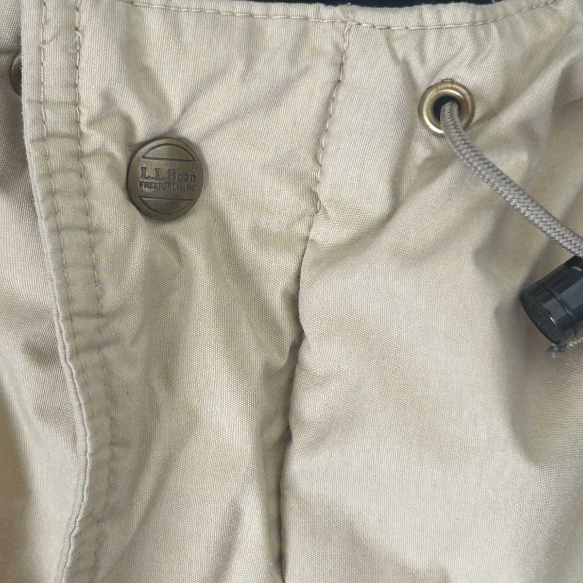 L.L. Bean Vintage L.L. Bean Goretex Insulated Parka USA Cream Navy Size US L / EU 52-54 / 3 - 5 Thumbnail