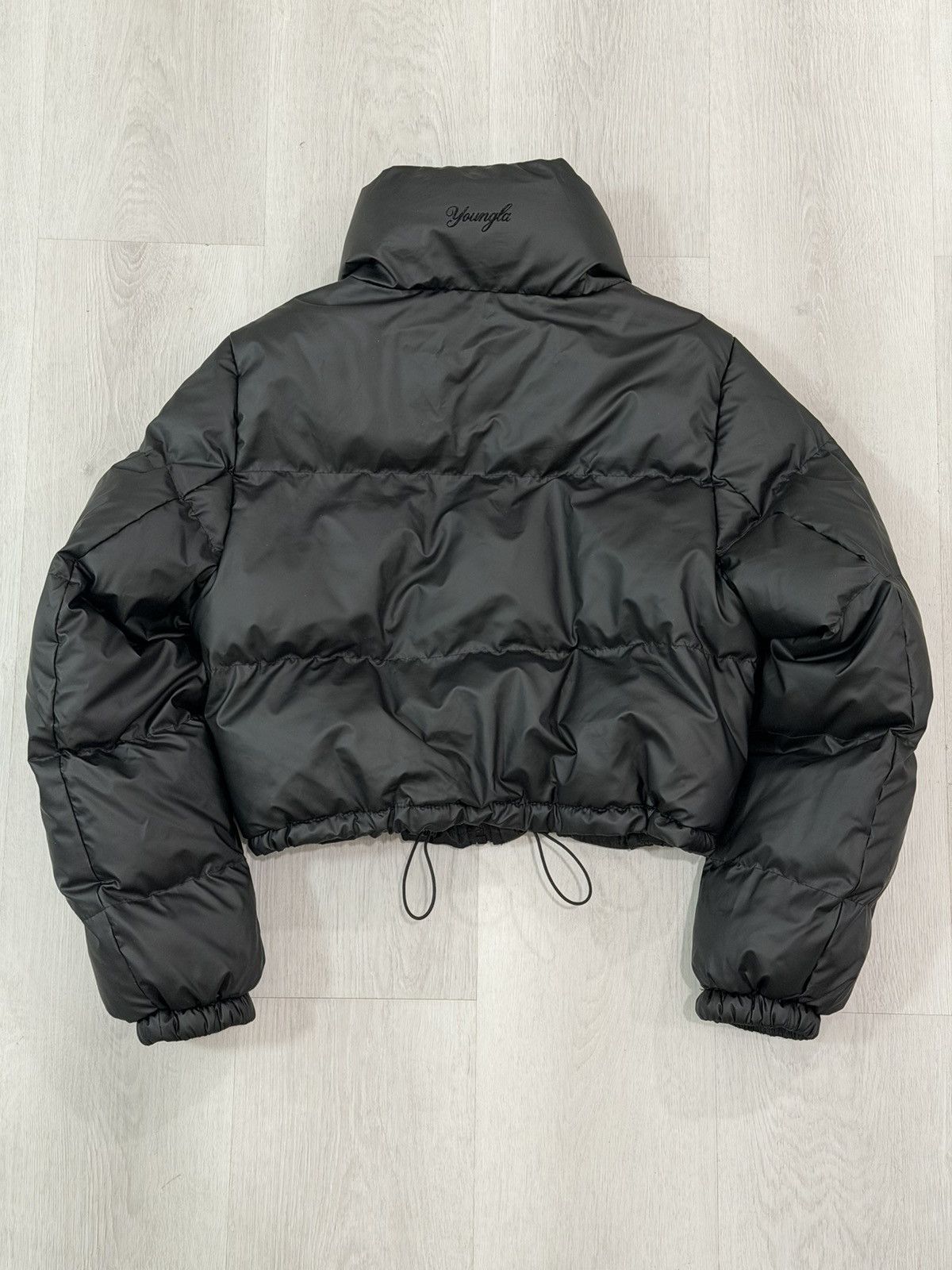 YoungLA YoungLA Black Puffer Jacket Cropped Women’s XS Rose Hype Size XS / US 0-2 / IT 36-38 - 4 Thumbnail