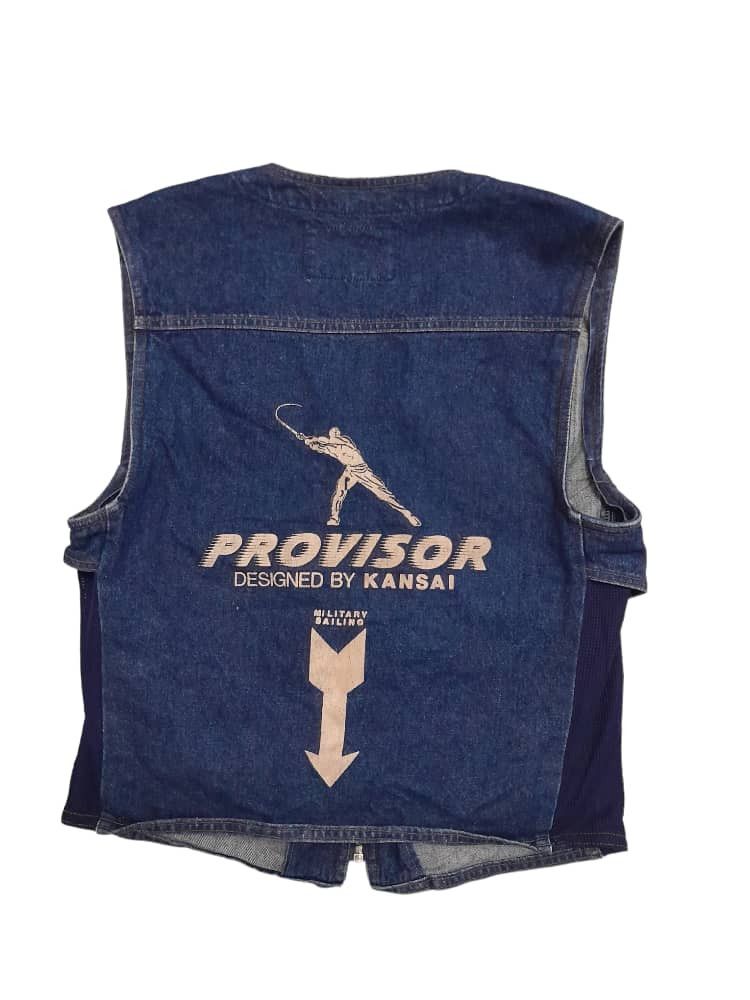 DAIWA Provisor Daiwa x Kansai Yamamoto Denim Vest Sailing(F13) Size US M / EU 48-50 / 2 - 1 Thumbnail