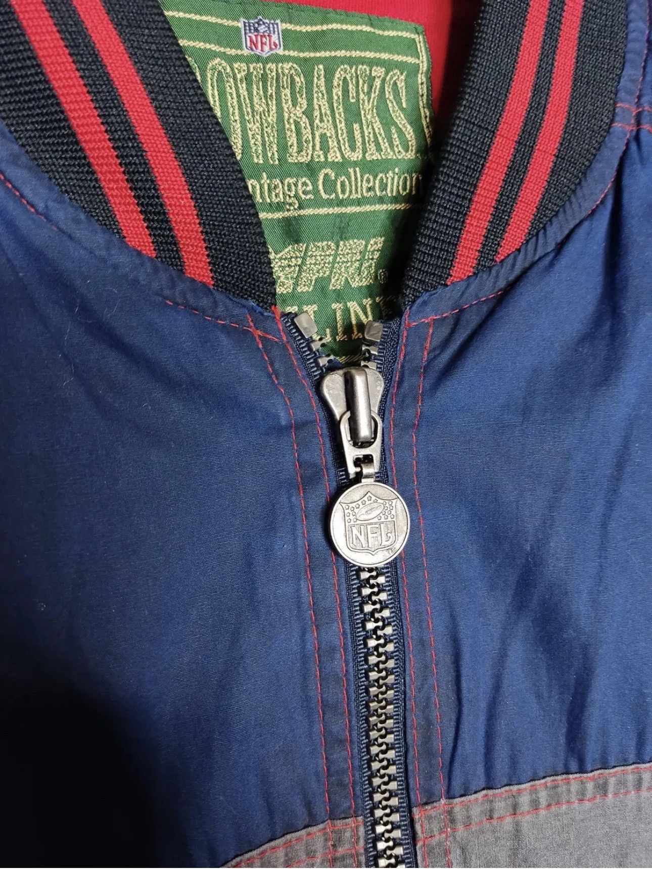 NFL NFL New York Giants Throwbacks Vintage Bomber Jacket Size US XL / EU 56 / 4 - 13 Thumbnail