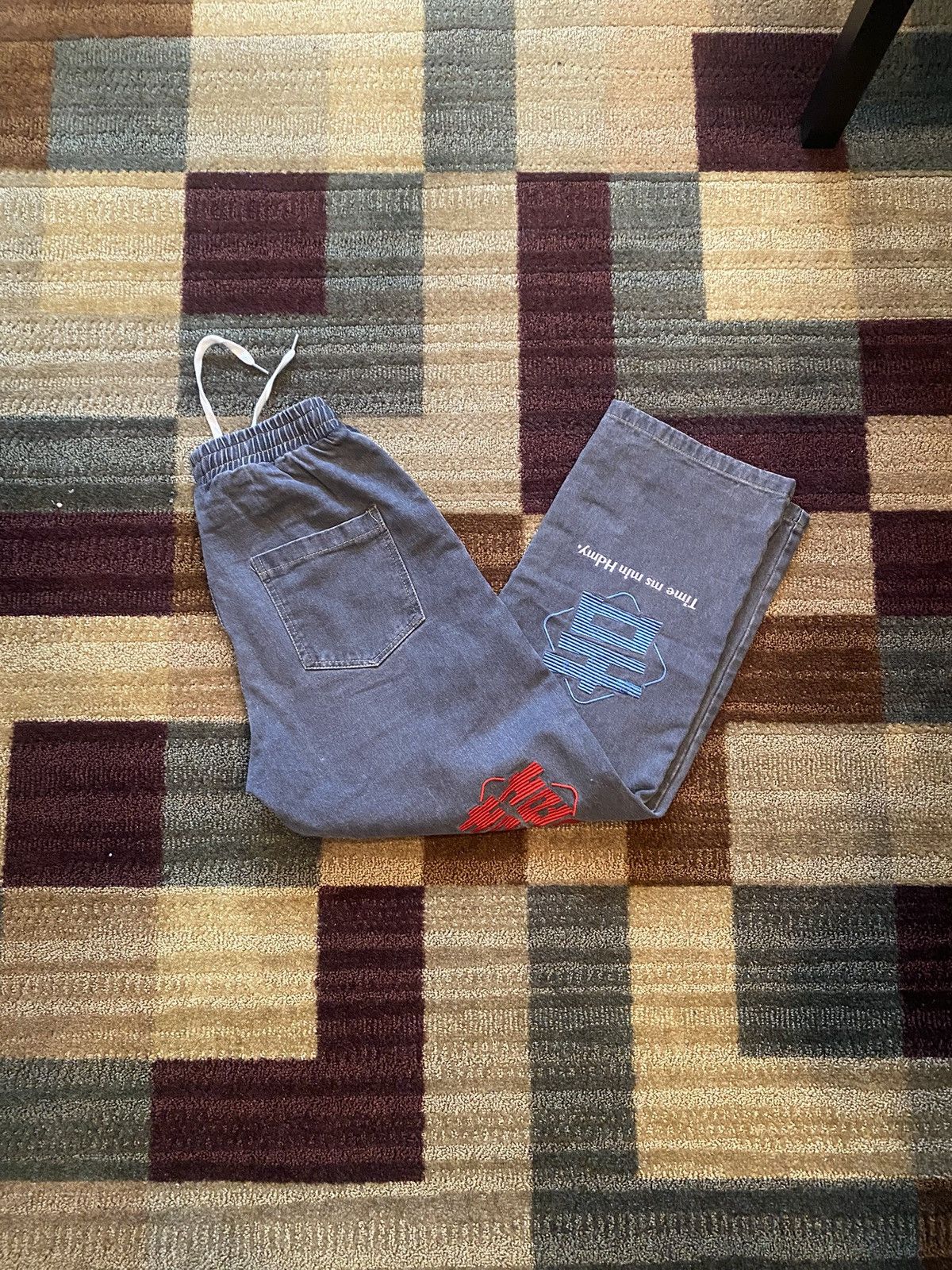 Japanese Brand × Vintage Casual Graphic Joggers Size US 29 - 3 Thumbnail