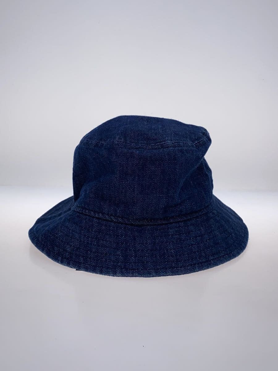 New Era × Yohji Yamamoto Embroidered Logo Denim Bucket Hat Size ONE SIZE - 3 Thumbnail