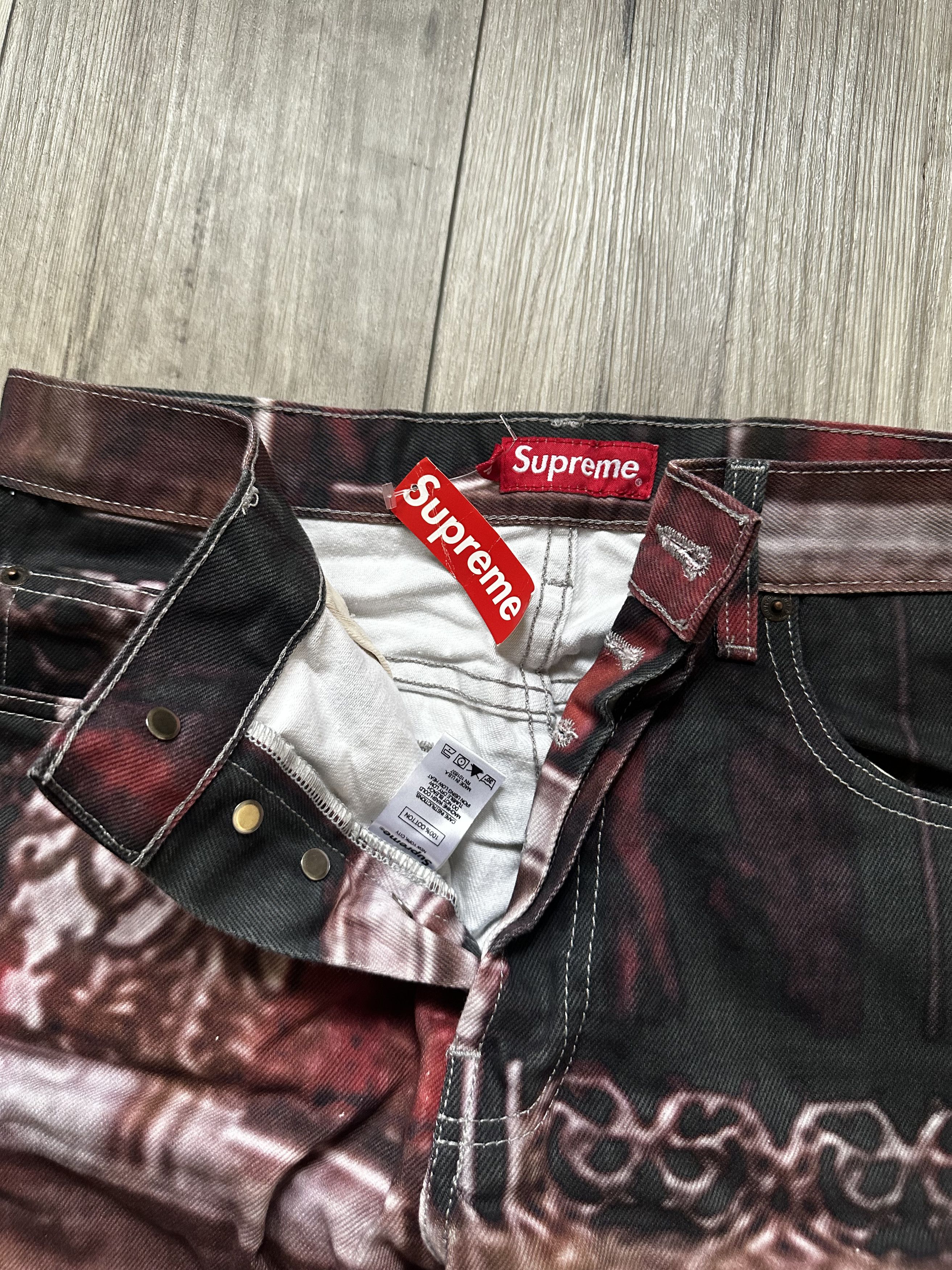 Supreme Supreme FW 2017 Scarface the World Is Yours Jeans Size US 32 / EU 48 - 6 Thumbnail