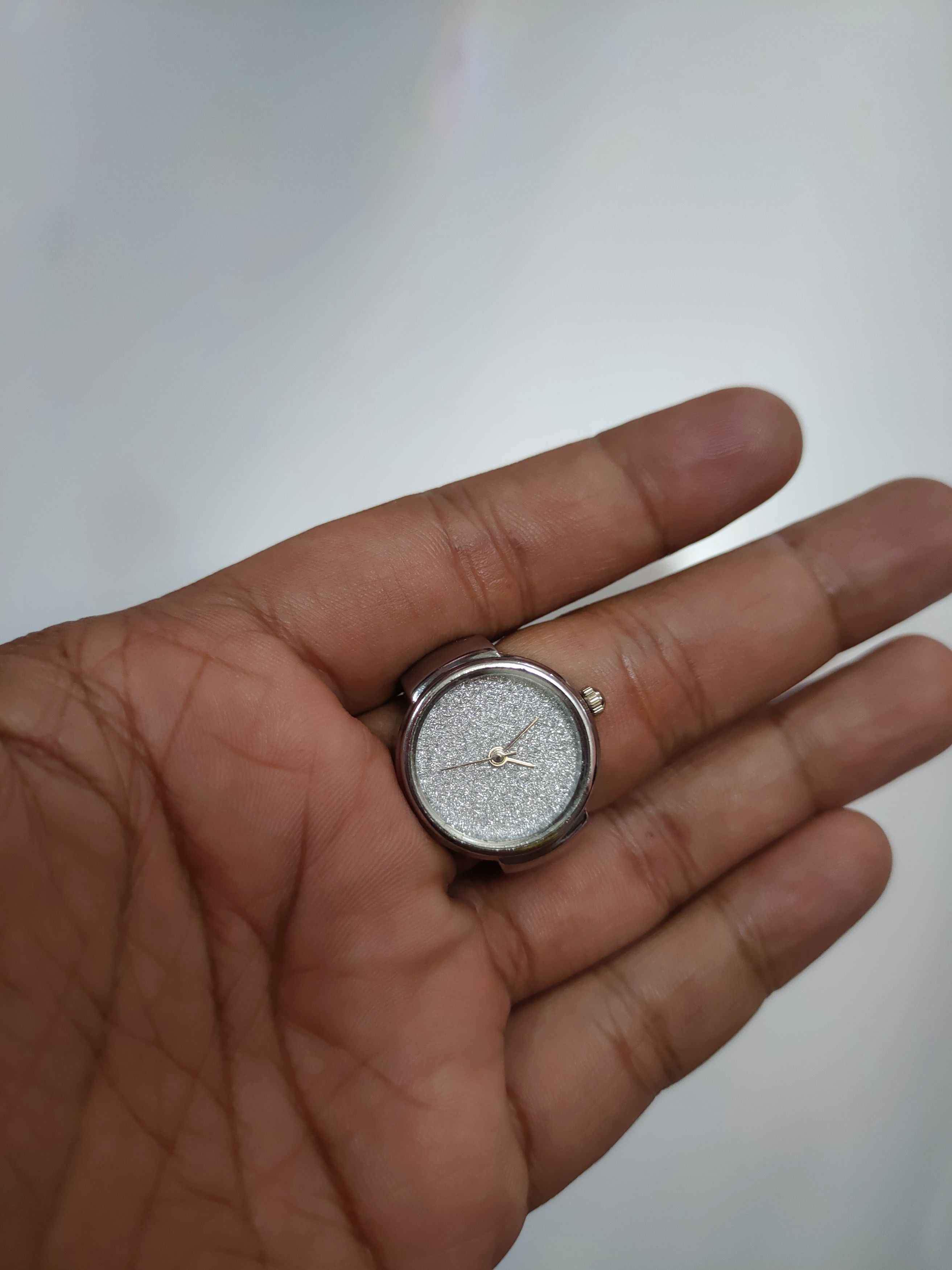 Japanese Brand Japan Ring watch adjustable strap silver color Size ONE SIZE - 13 Thumbnail
