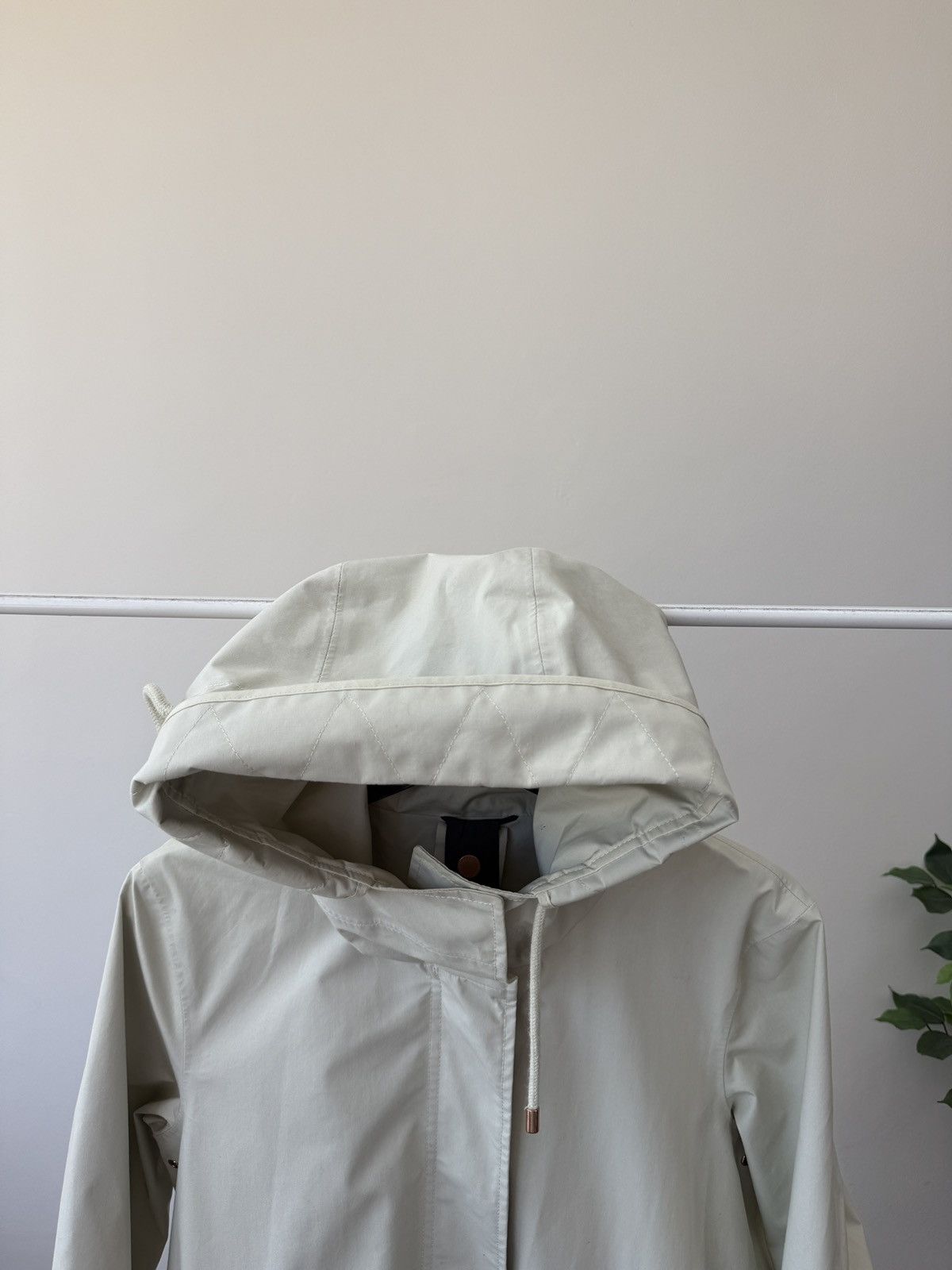 Other Vintage LangerChen Women’s Hooded Raincoat Organic Parka Size M / US 6-8 / IT 42-44 - 2 Thumbnail