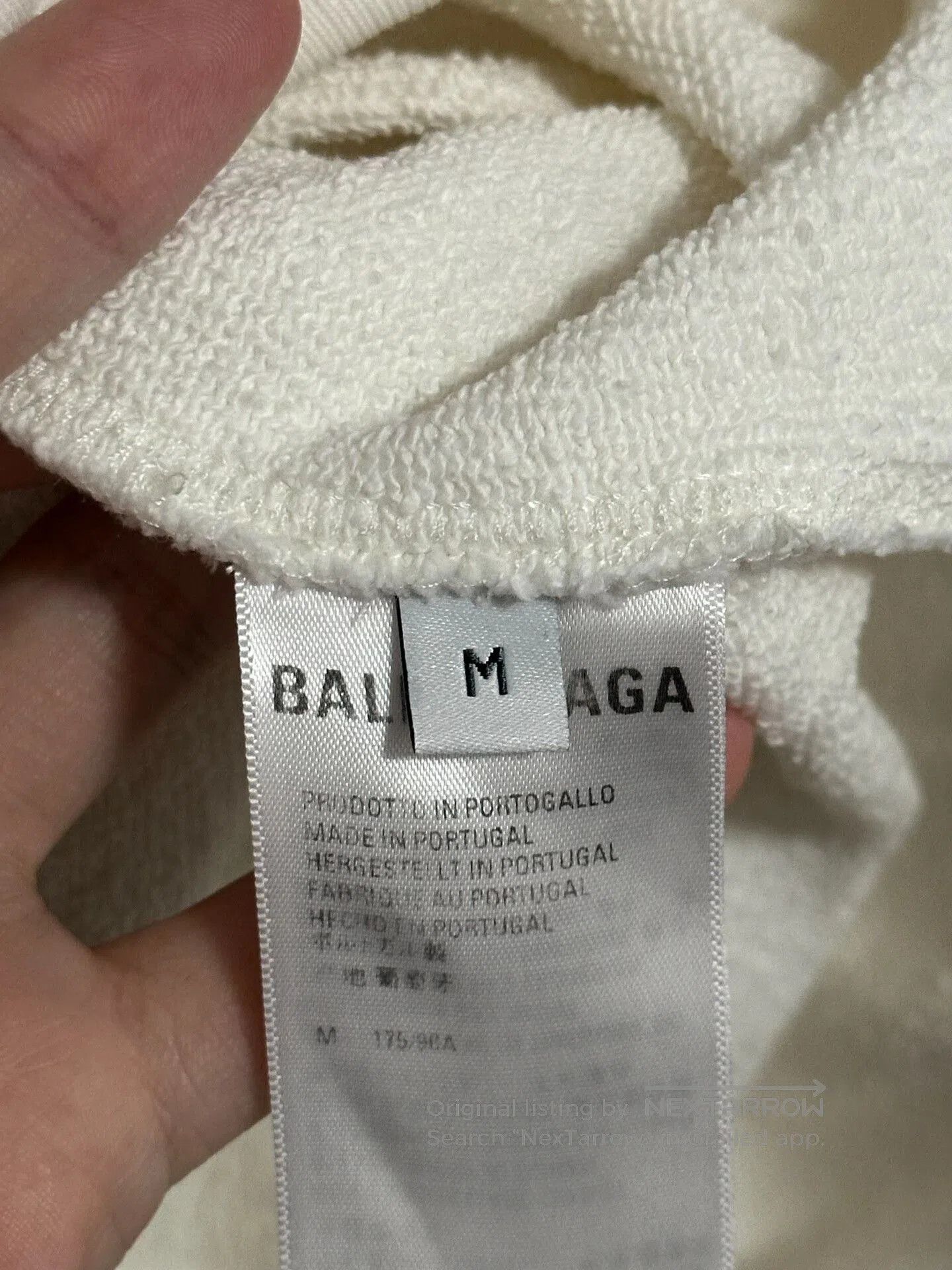 Balenciaga balenciaga white logo hoodie for men. Size US M / EU 48-50 / 2 - 3 Thumbnail