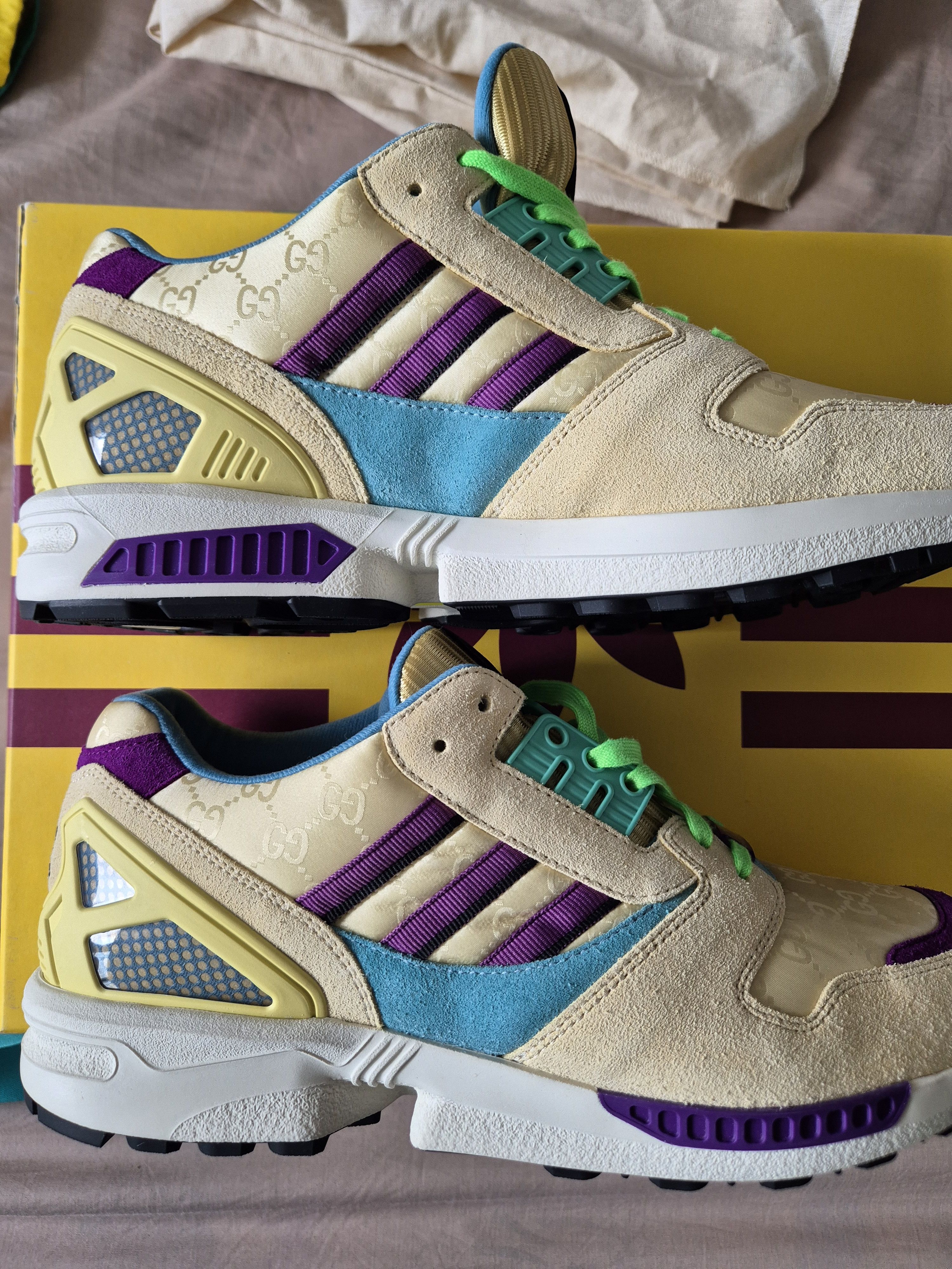 Adidas × Gucci adidas x Gucci ZX 8000 monogramme GG beige (Women's) Size US 10 / IT 40 - 6 Thumbnail