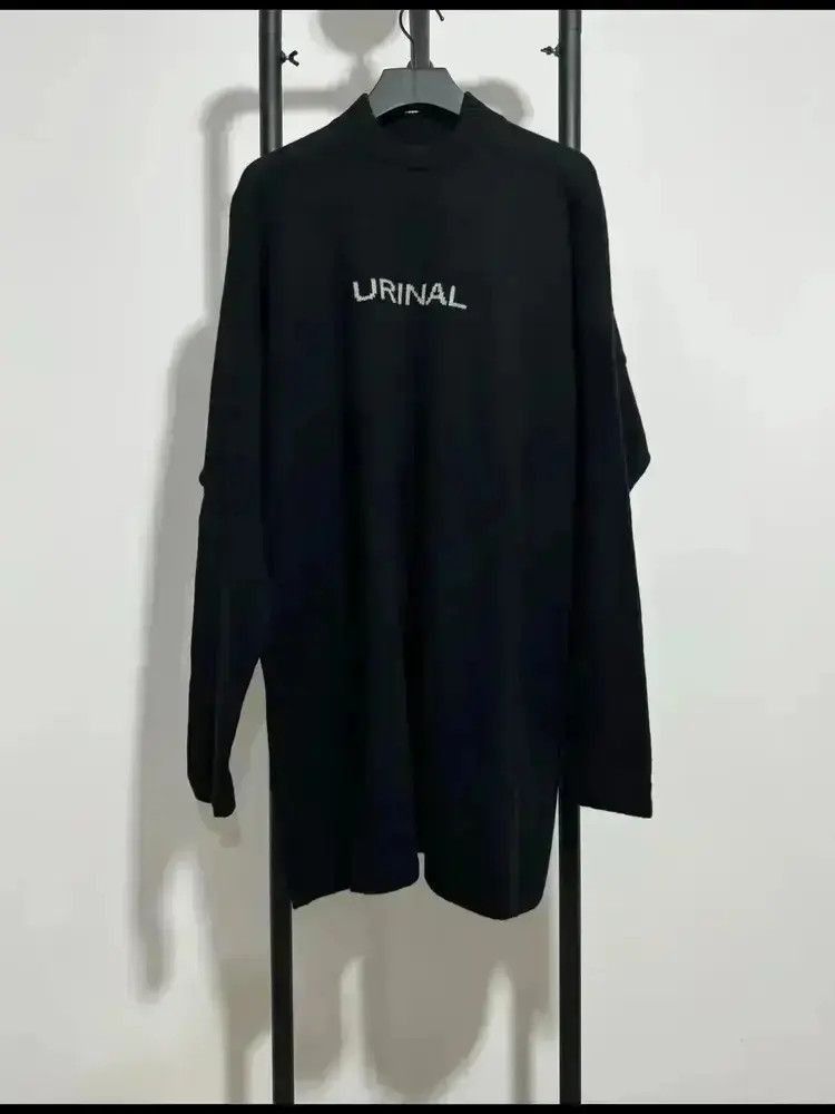 Other Rick Owen Cashmere Urinal Knitwear Crewneck-2507 Size US L / EU 52-54 / 3 - 1 Thumbnail