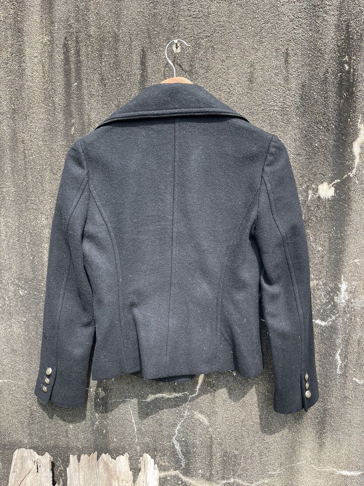 Designer Vintage MK Klein+ Double-Breasted Peacoat Size S / US 4 / IT 40 - 9 Thumbnail