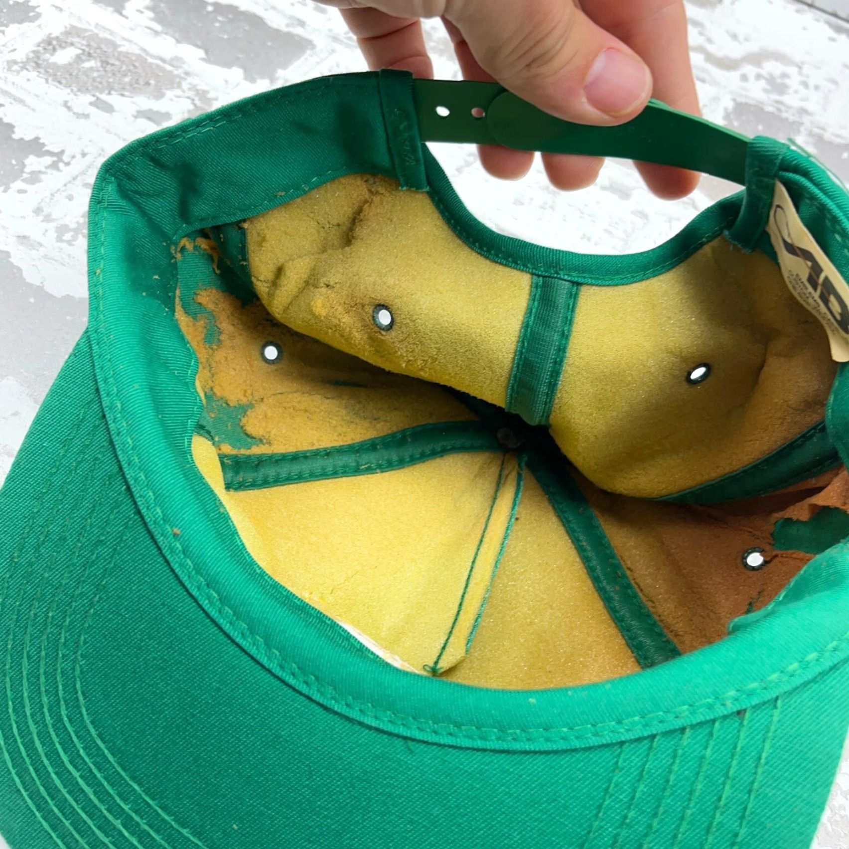 Coal VINTAGE AB Emblems Caps Trucker Hat Mens One Size Green 80s USA Classic Logo Advertising Outdoor Adjustable Cap Size ONE SIZE - 7 Thumbnail