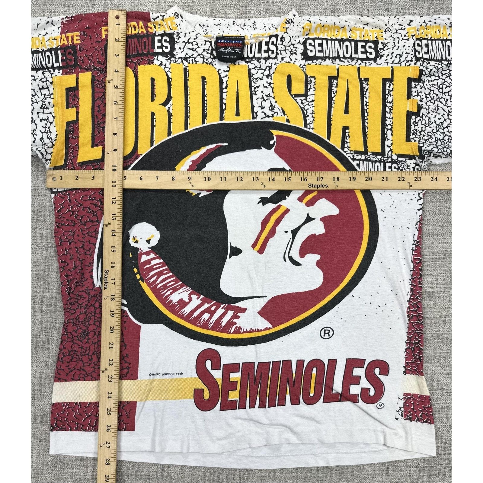 Other Florida State Seminoles Shirt Sz L AOP Magic Johnson T's 90s Size US L / EU 52-54 / 3 - 2 Thumbnail