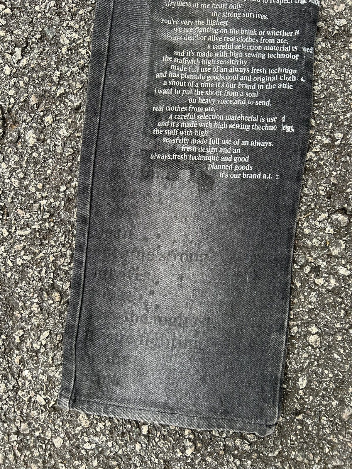 In The Attic in The Attic Poem Denim Junya Watanabe CDG☠️🎌☠️ Size US 32 / EU 48 - 8 Thumbnail