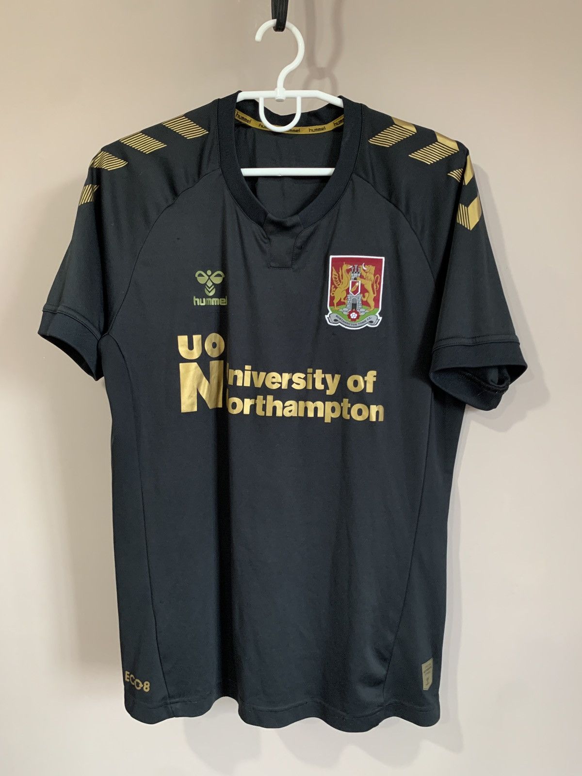 Hummel Northampton Town Away Football Shirt Hummel Soccer Jersey Size US S / EU 44-46 / 1 - 1 Thumbnail