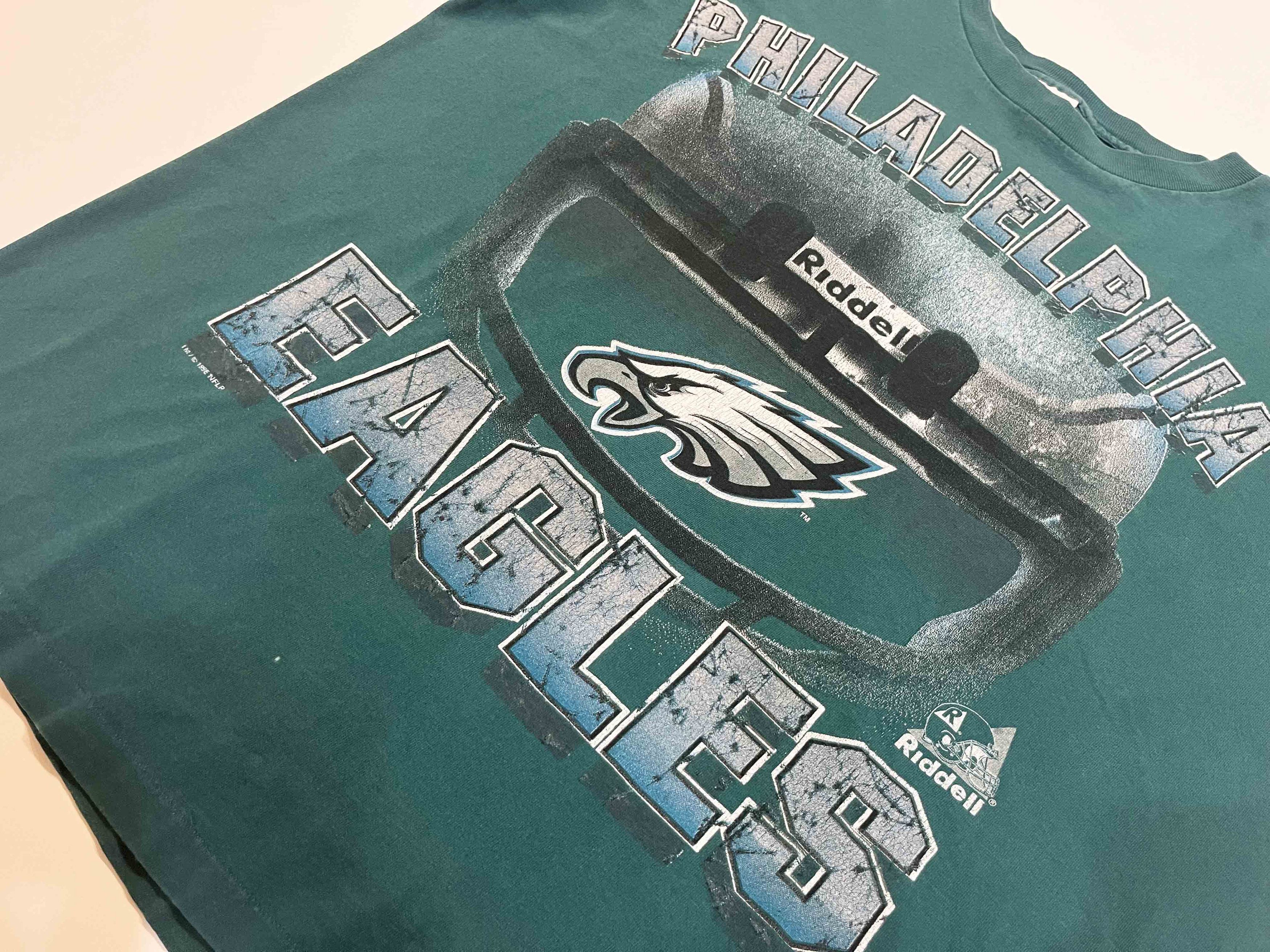 NFL × Riddell × Vintage Vintage Riddell 1996 NFL Philadelphia Eagles T-Shirt Size US L / EU 52-54 / 3 - 6 Thumbnail